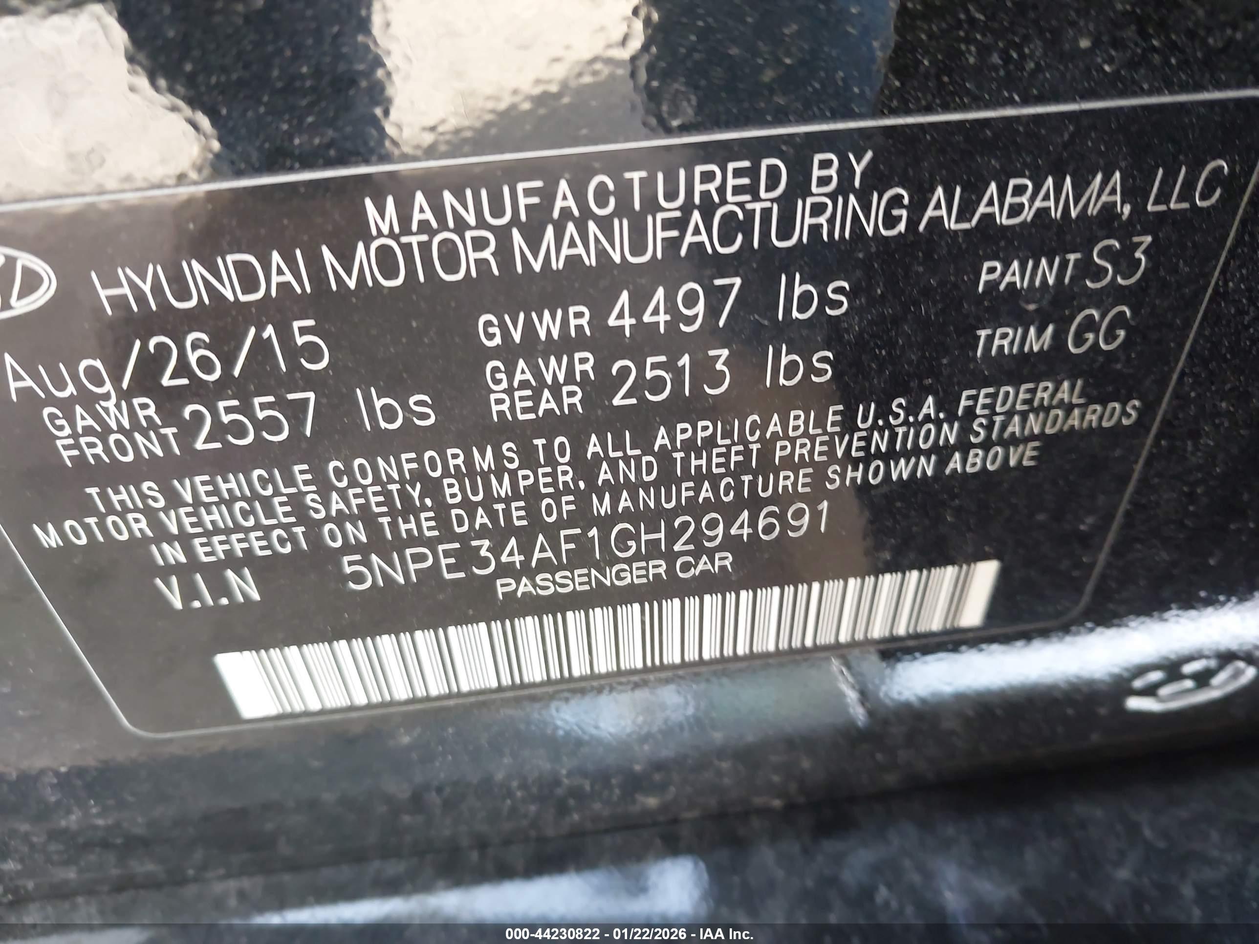 HYUNDAI SONATA image 9