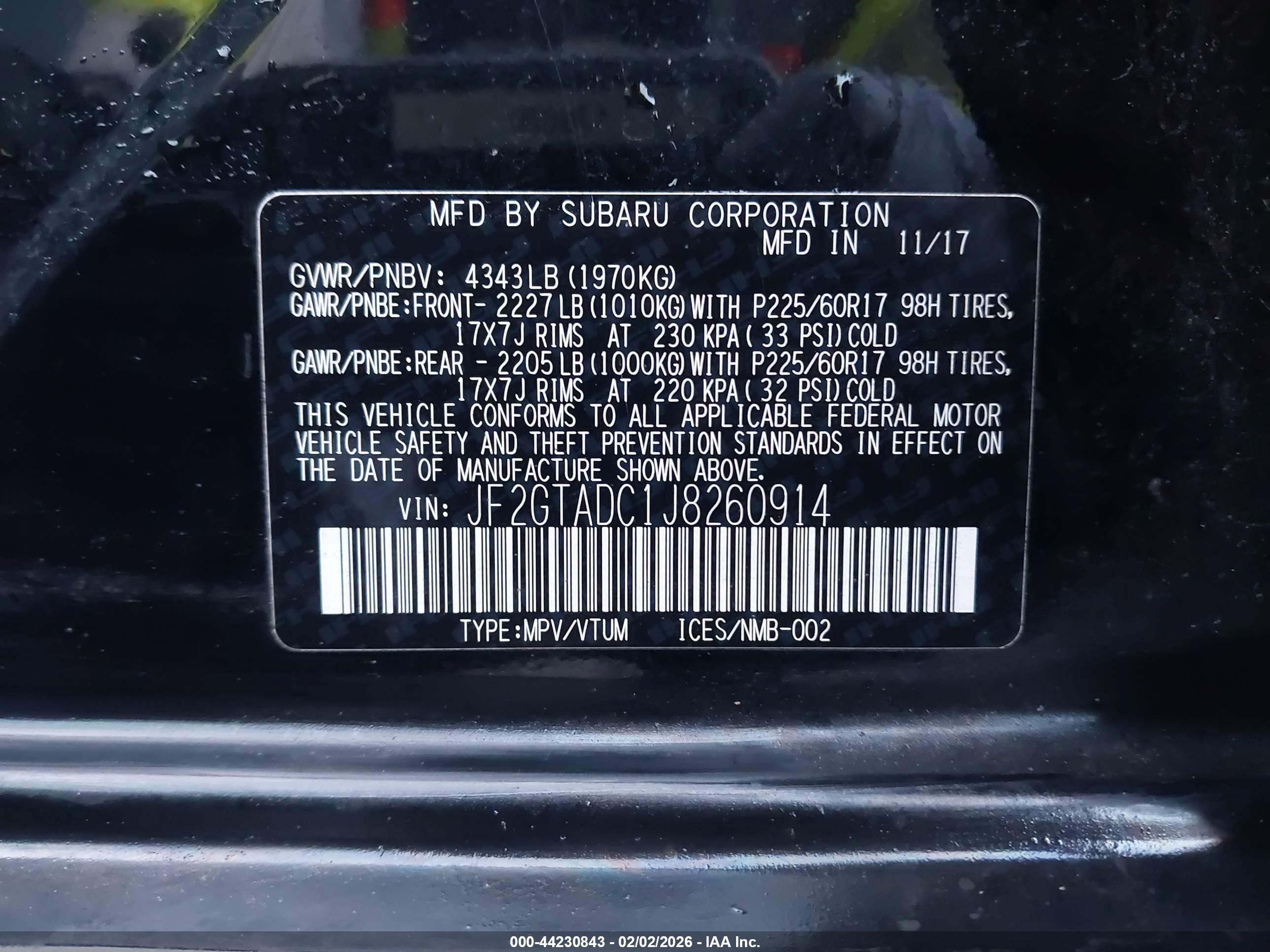 SUBARU CROSSTREK image 9