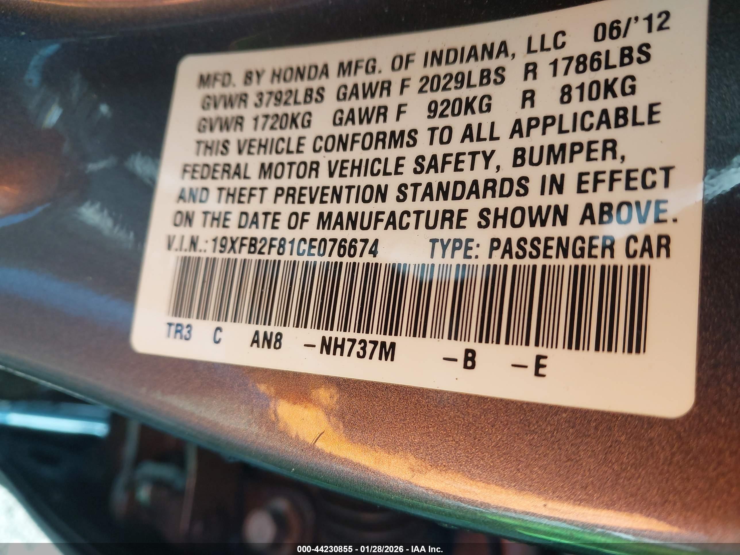 HONDA CIVIC image 9