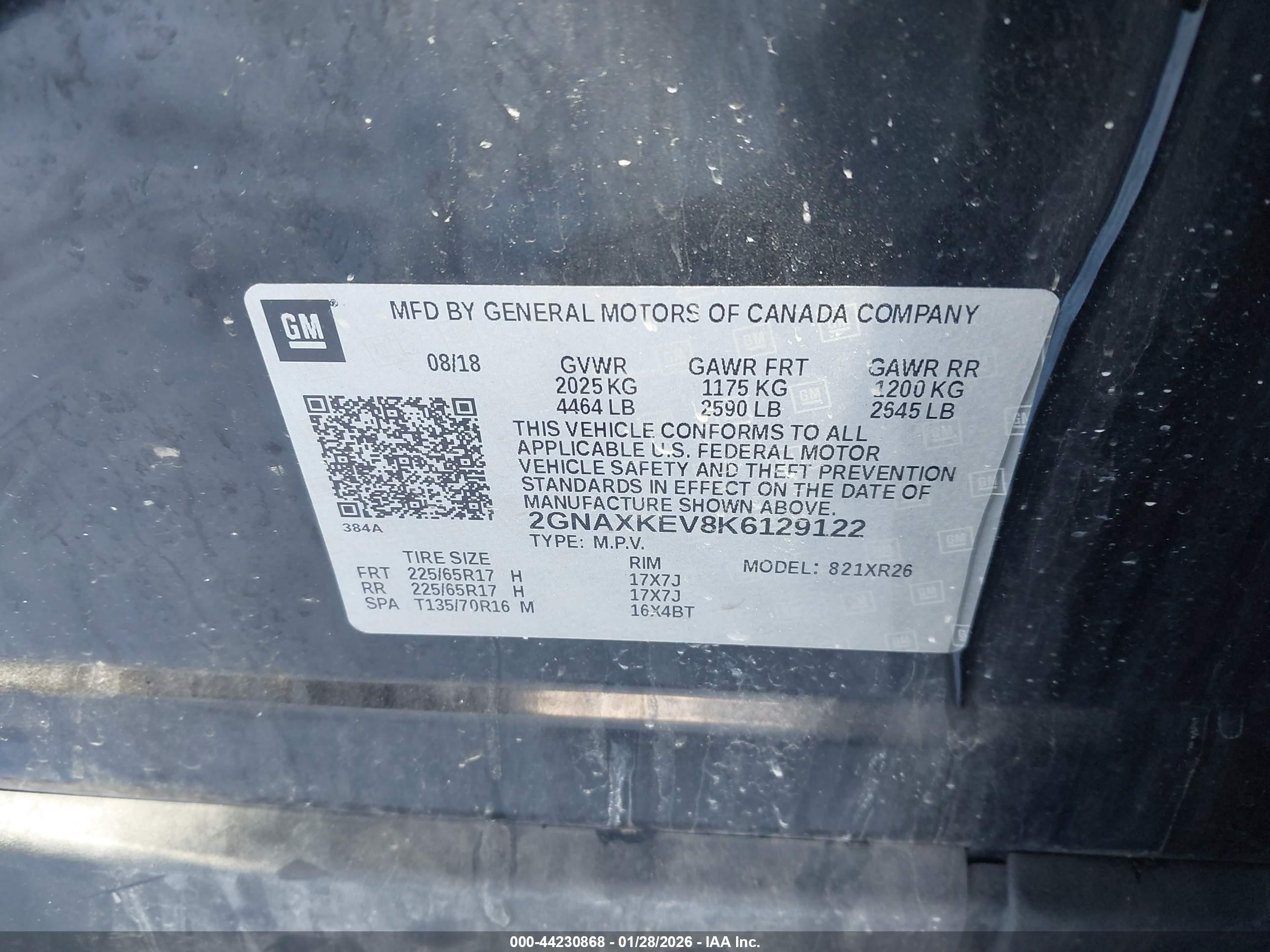CHEVROLET EQUINOX image 9