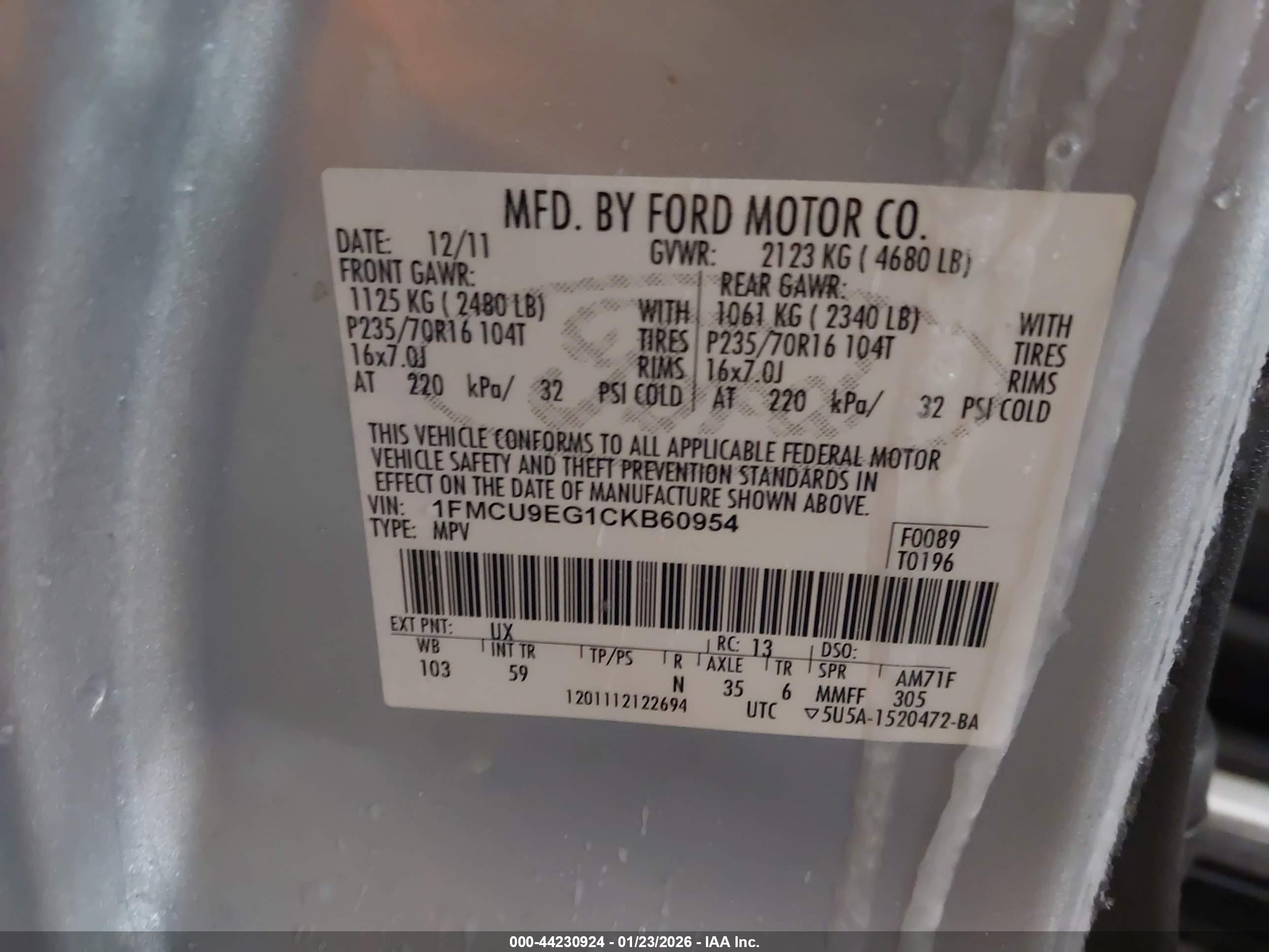 FORD ESCAPE image 9