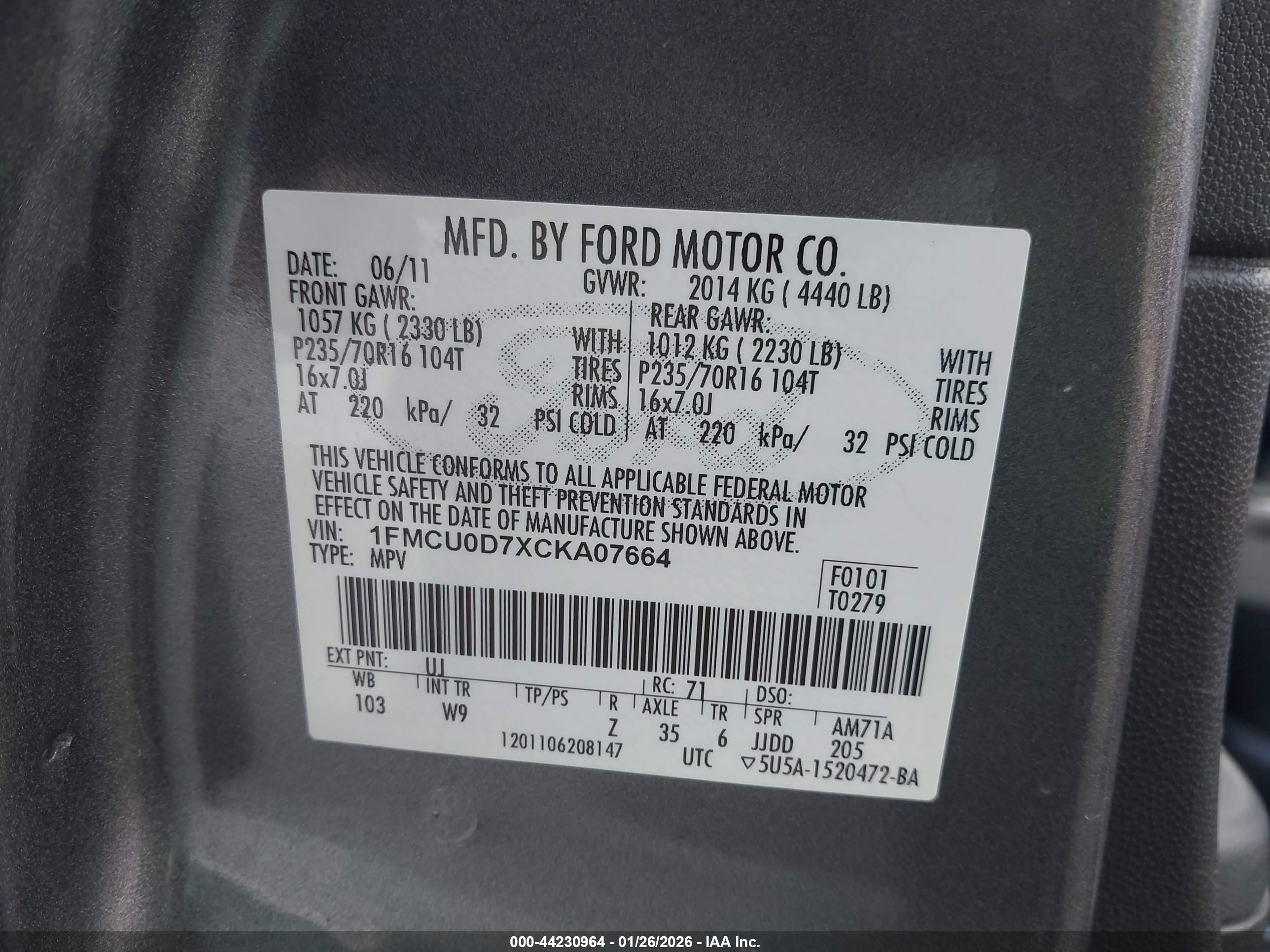 FORD ESCAPE image 9