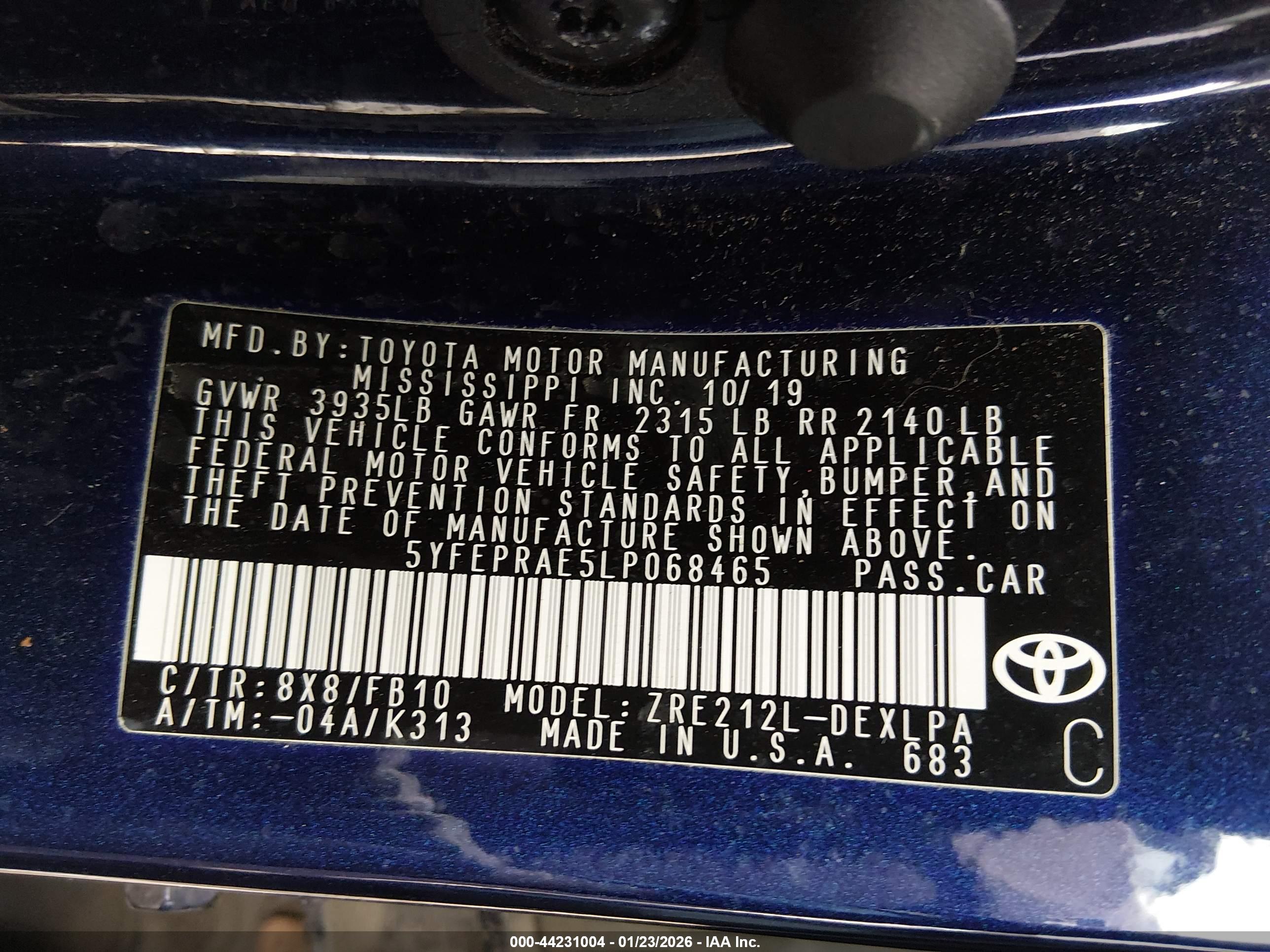 TOYOTA COROLLA image 9
