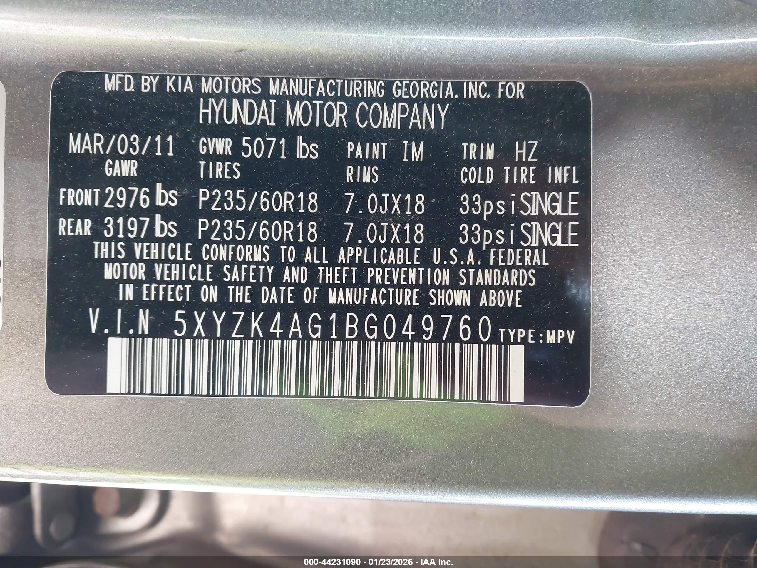 HYUNDAI SANTA image 9