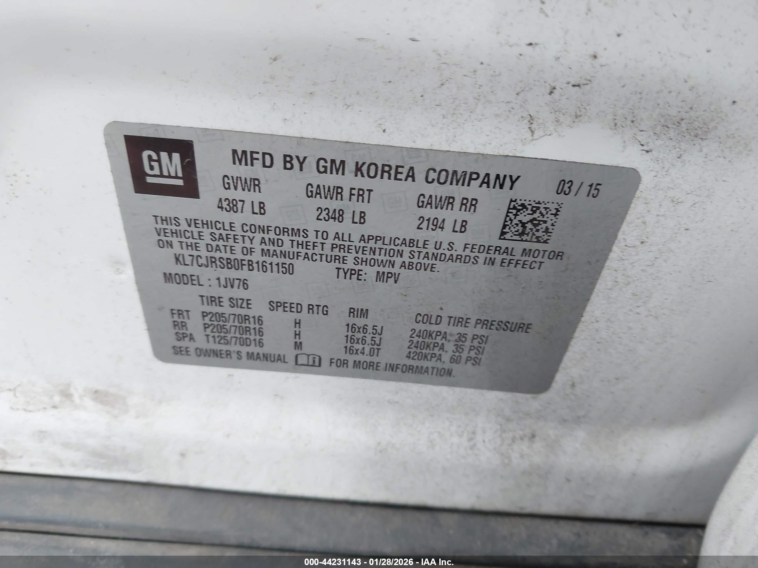 CHEVROLET TRAX image 9