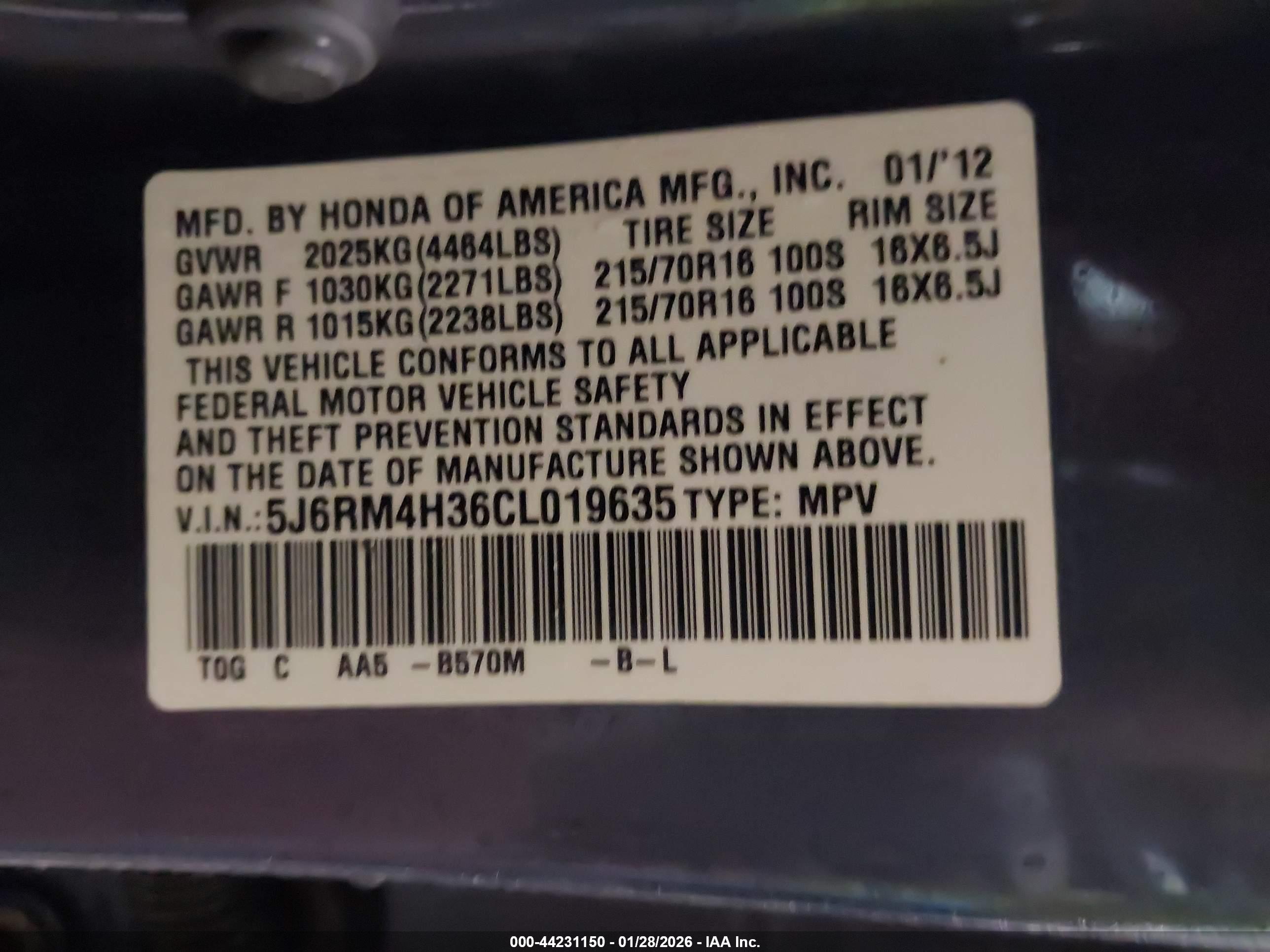 HONDA CR-V image 9
