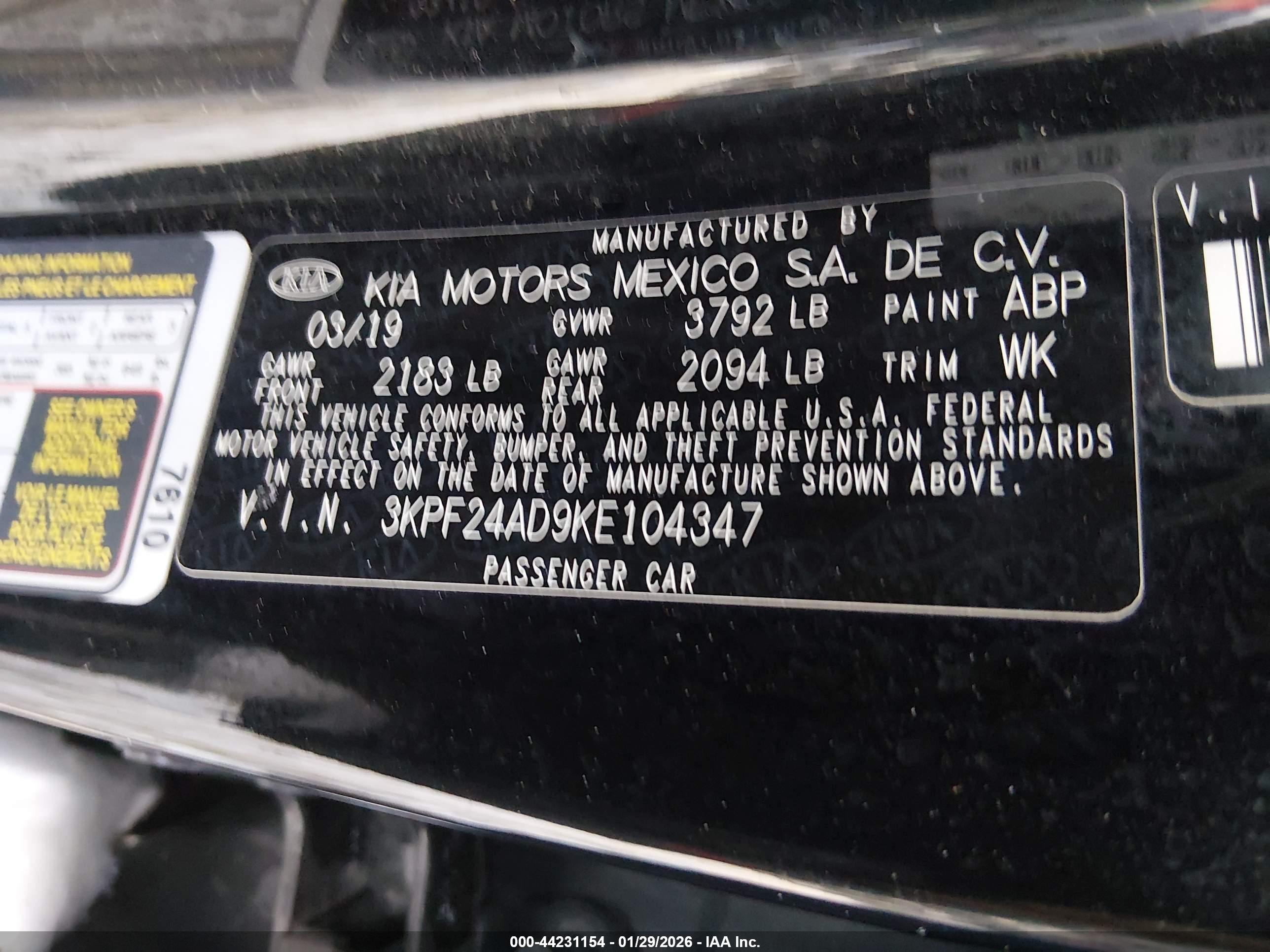 KIA FORTE image 9