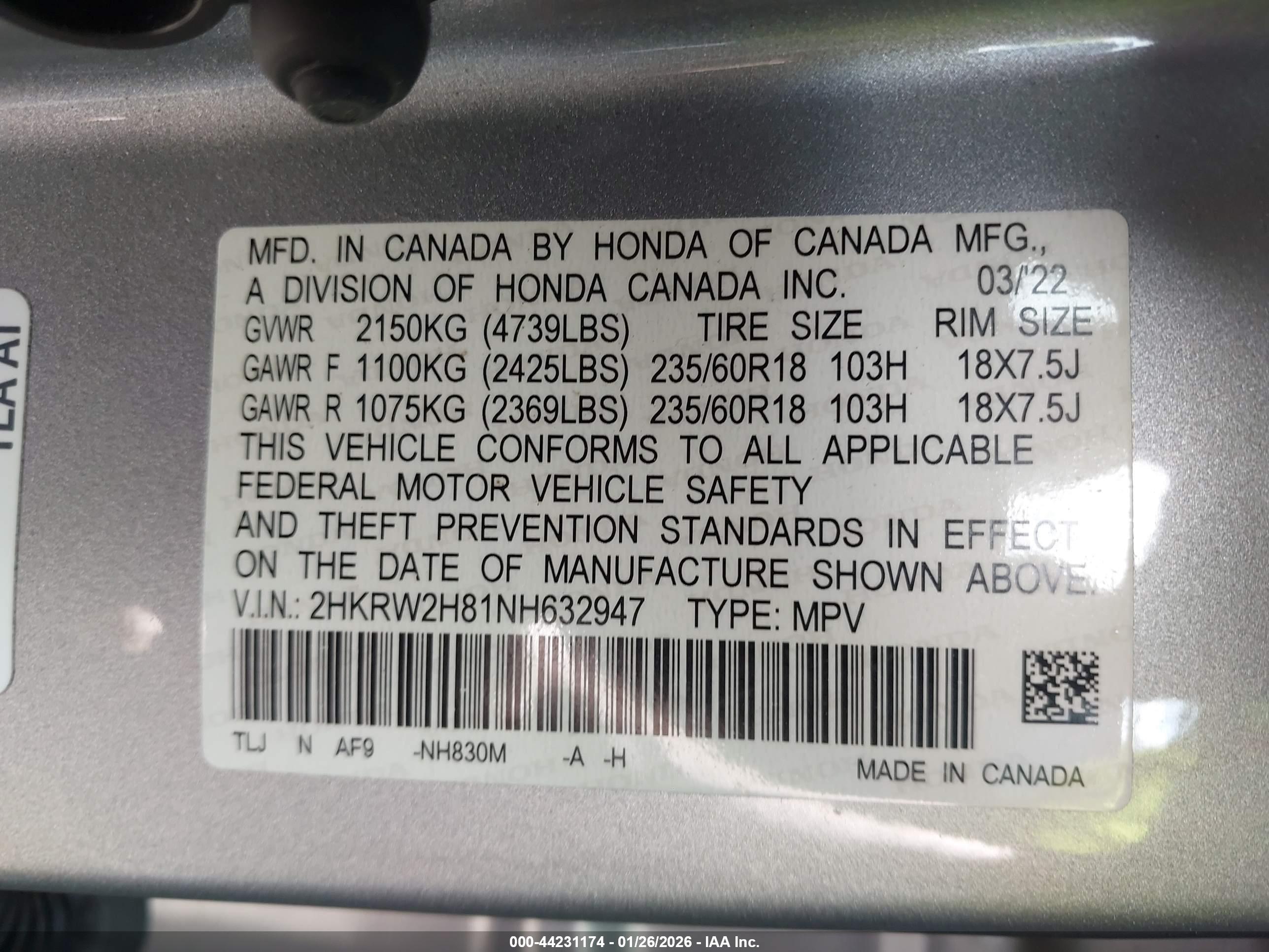 HONDA CR-V image 9