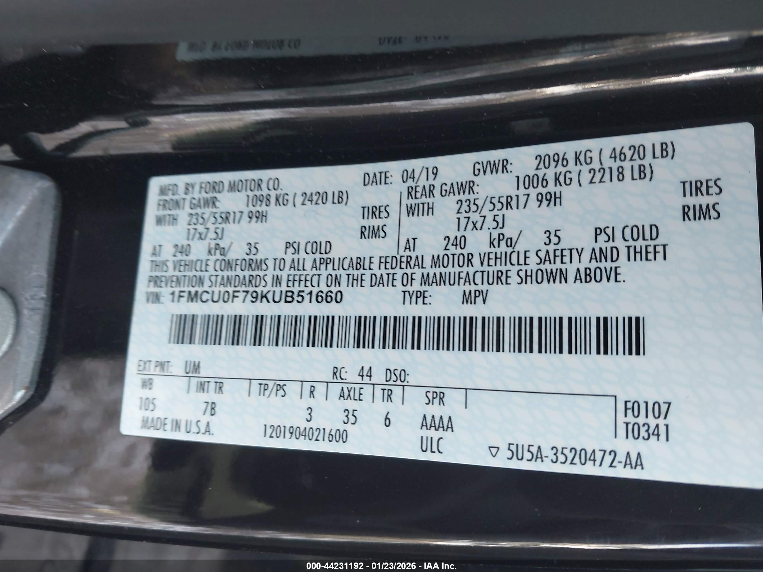 FORD ESCAPE image 9