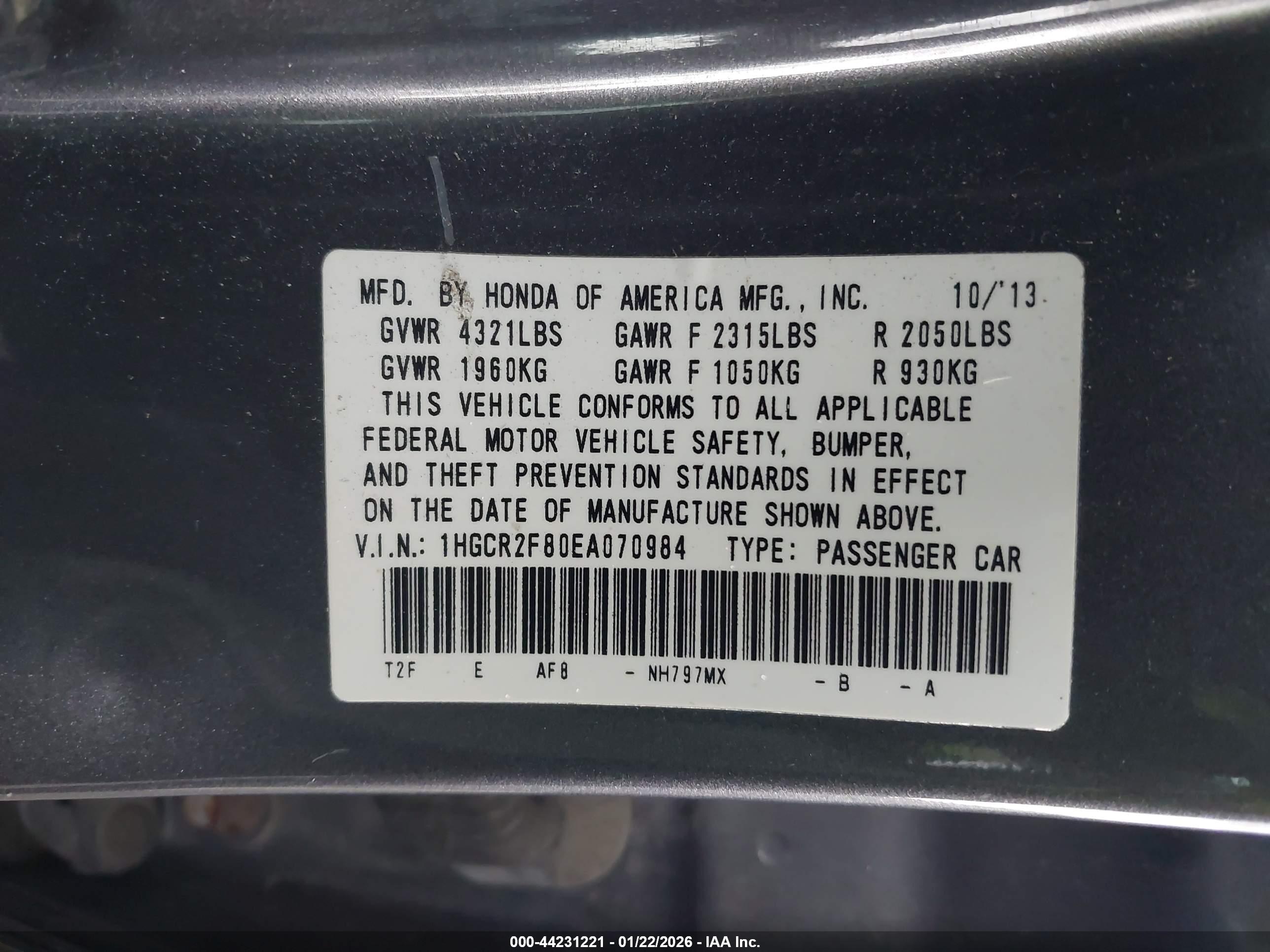HONDA ACCORD image 9