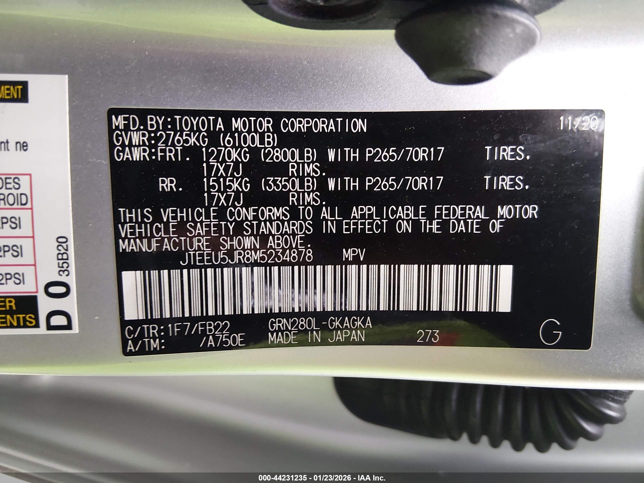 TOYOTA 4RUNNER image 9