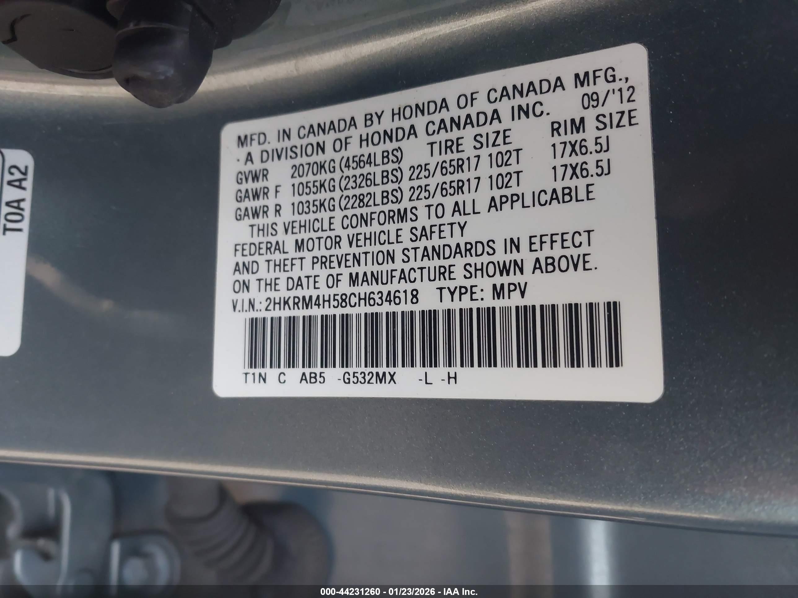 HONDA CR-V image 9