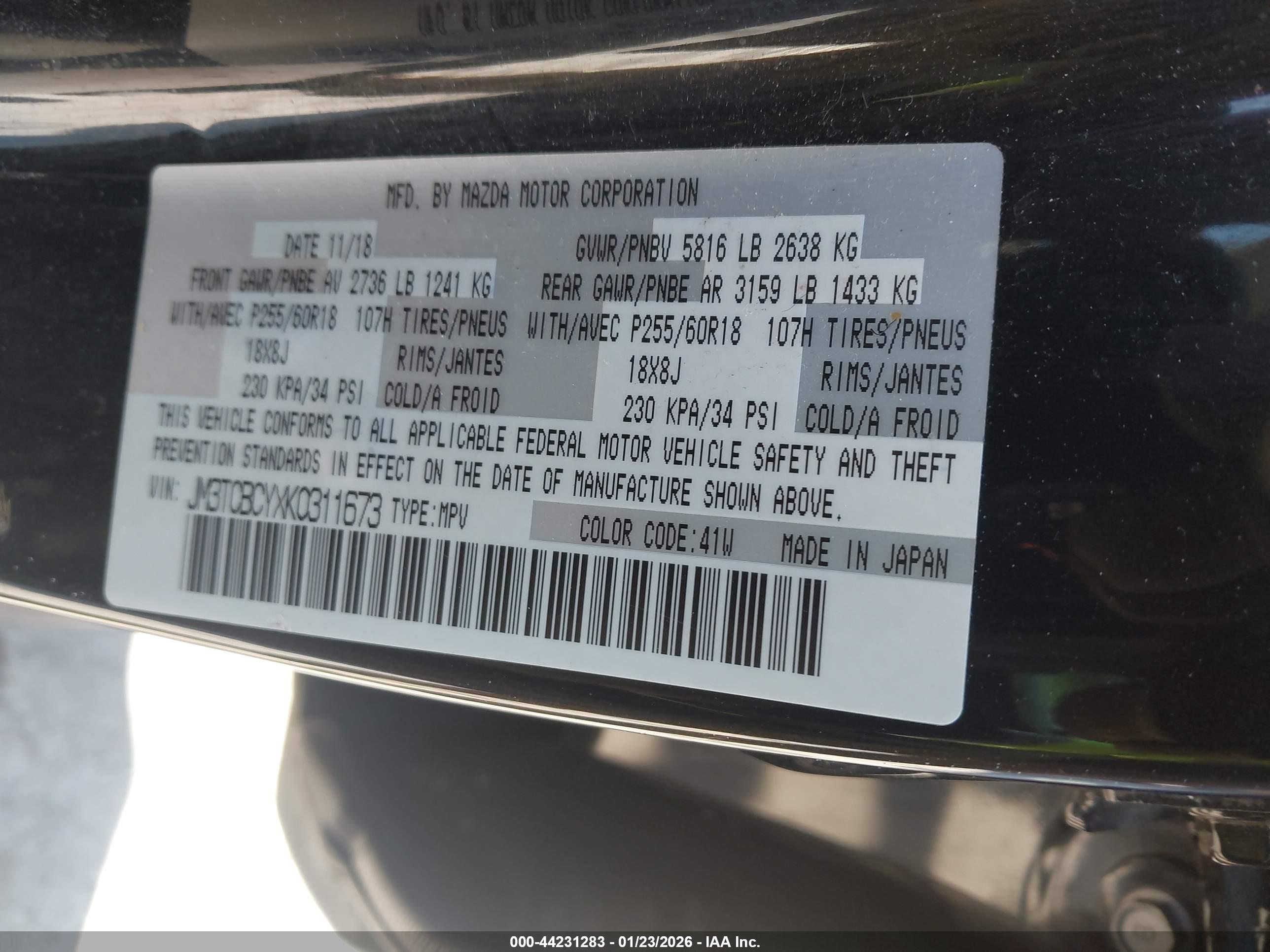 MAZDA CX-9 image 9
