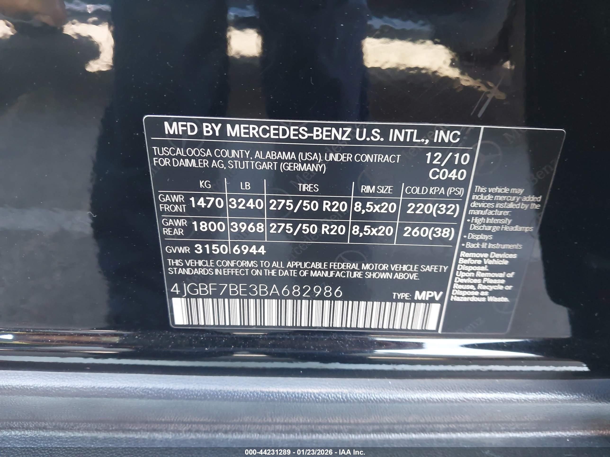 MERCEDES-BENZ GL image 9