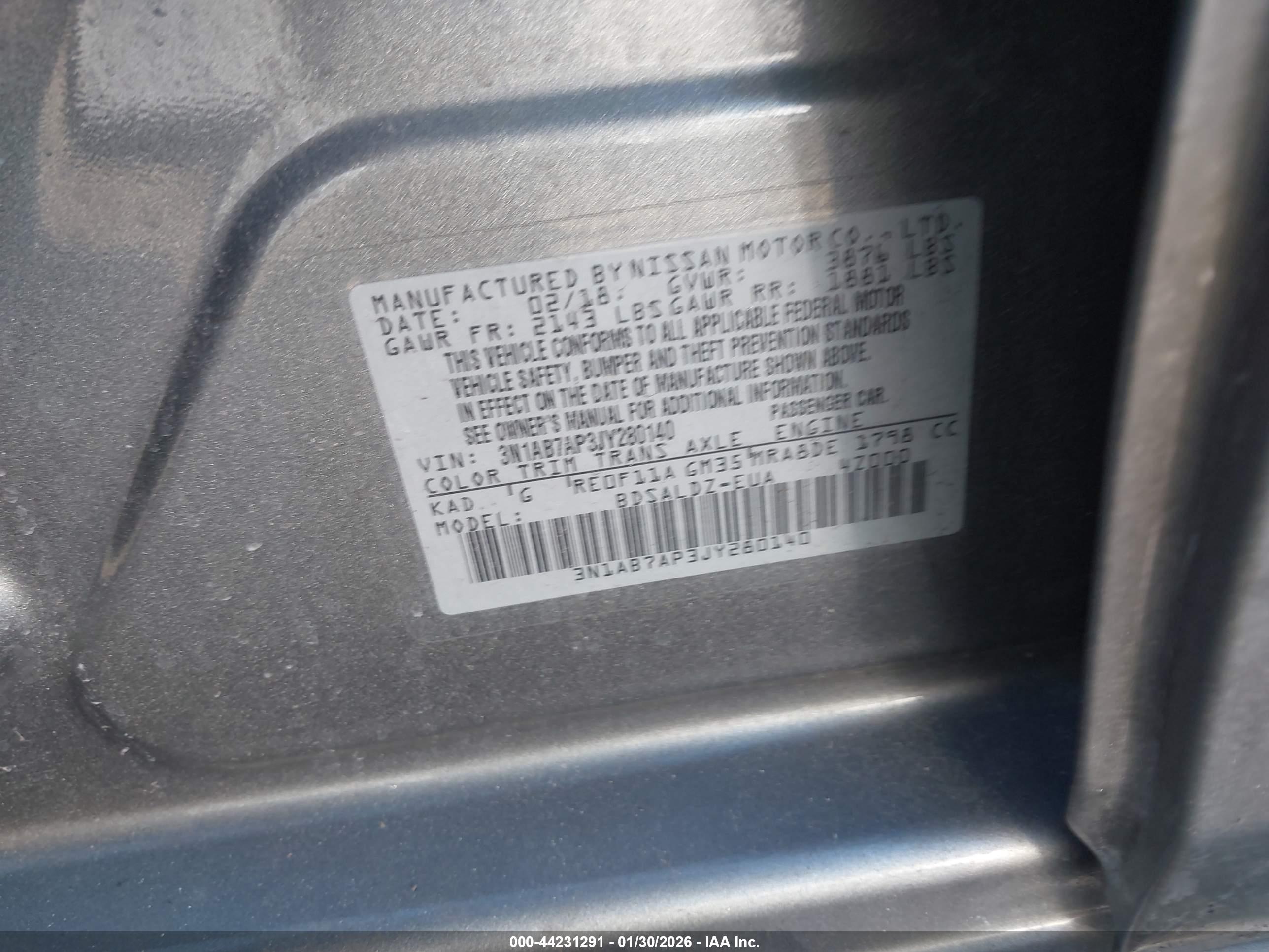 NISSAN SENTRA image 9