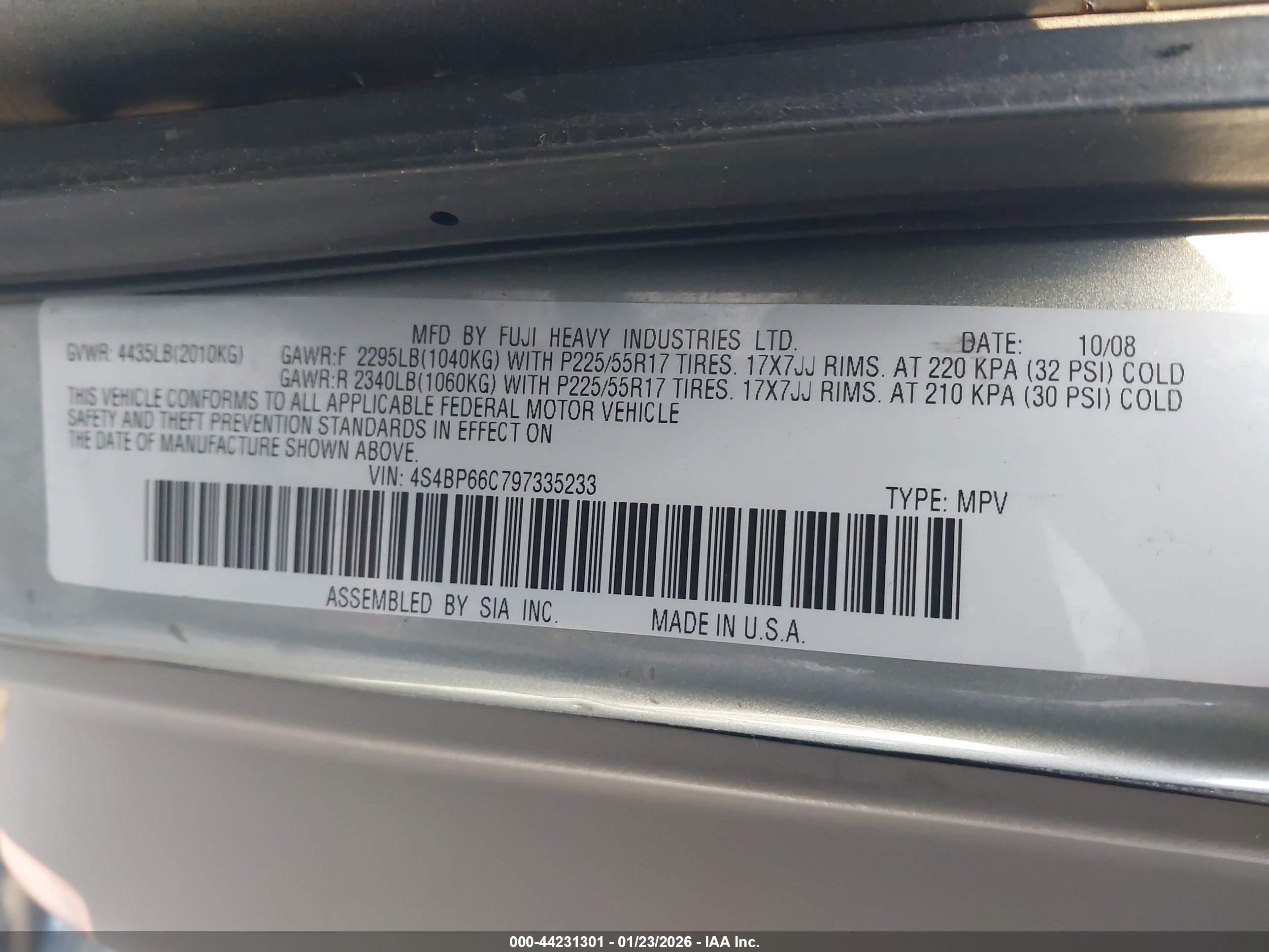 SUBARU OUTBACK image 9