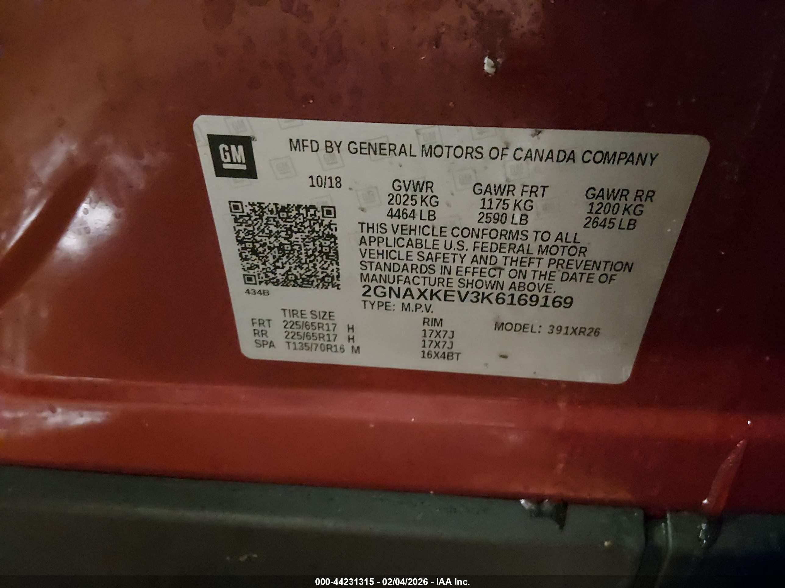 CHEVROLET EQUINOX image 9