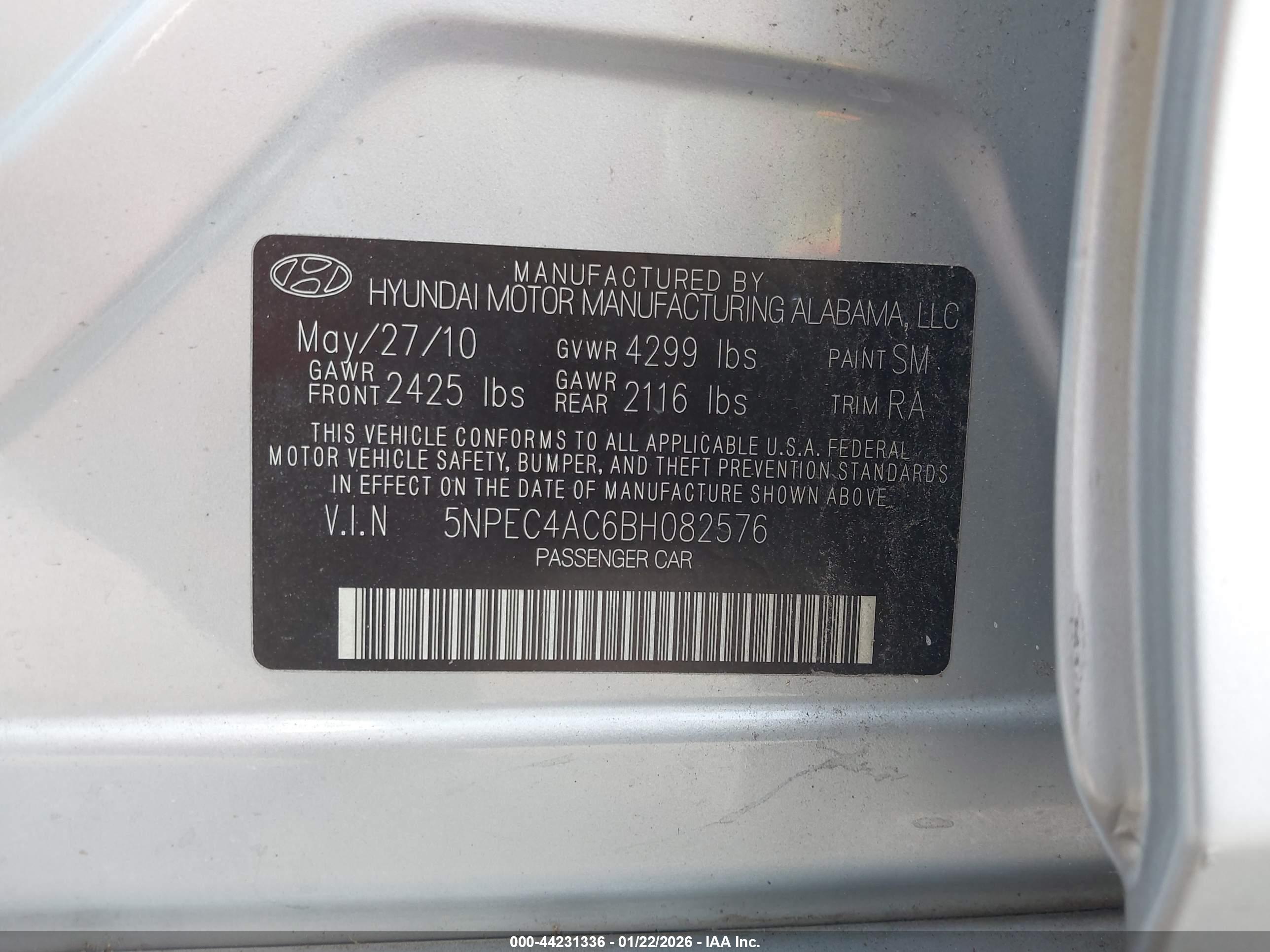 HYUNDAI SONATA image 9