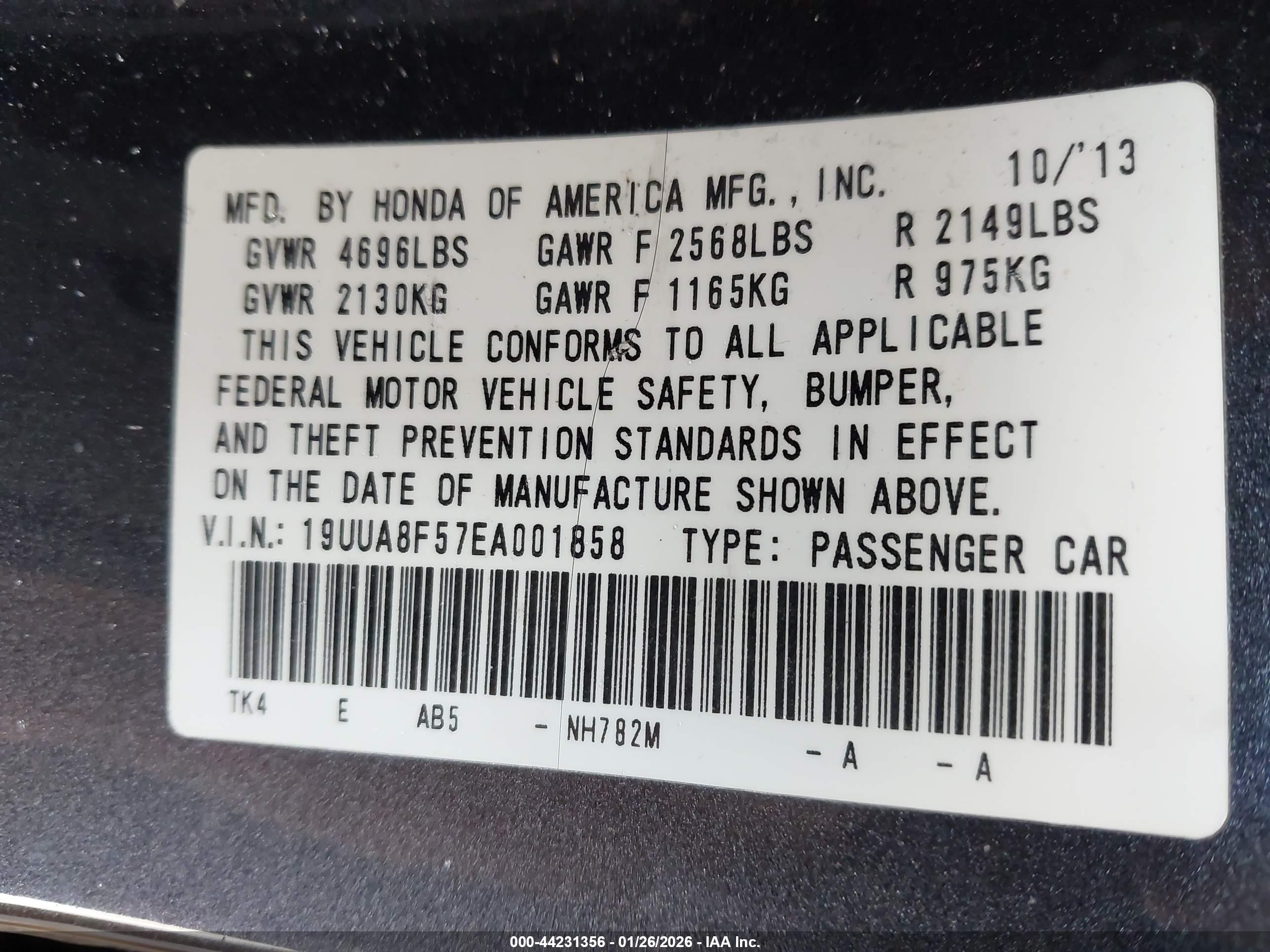 ACURA TL image 9