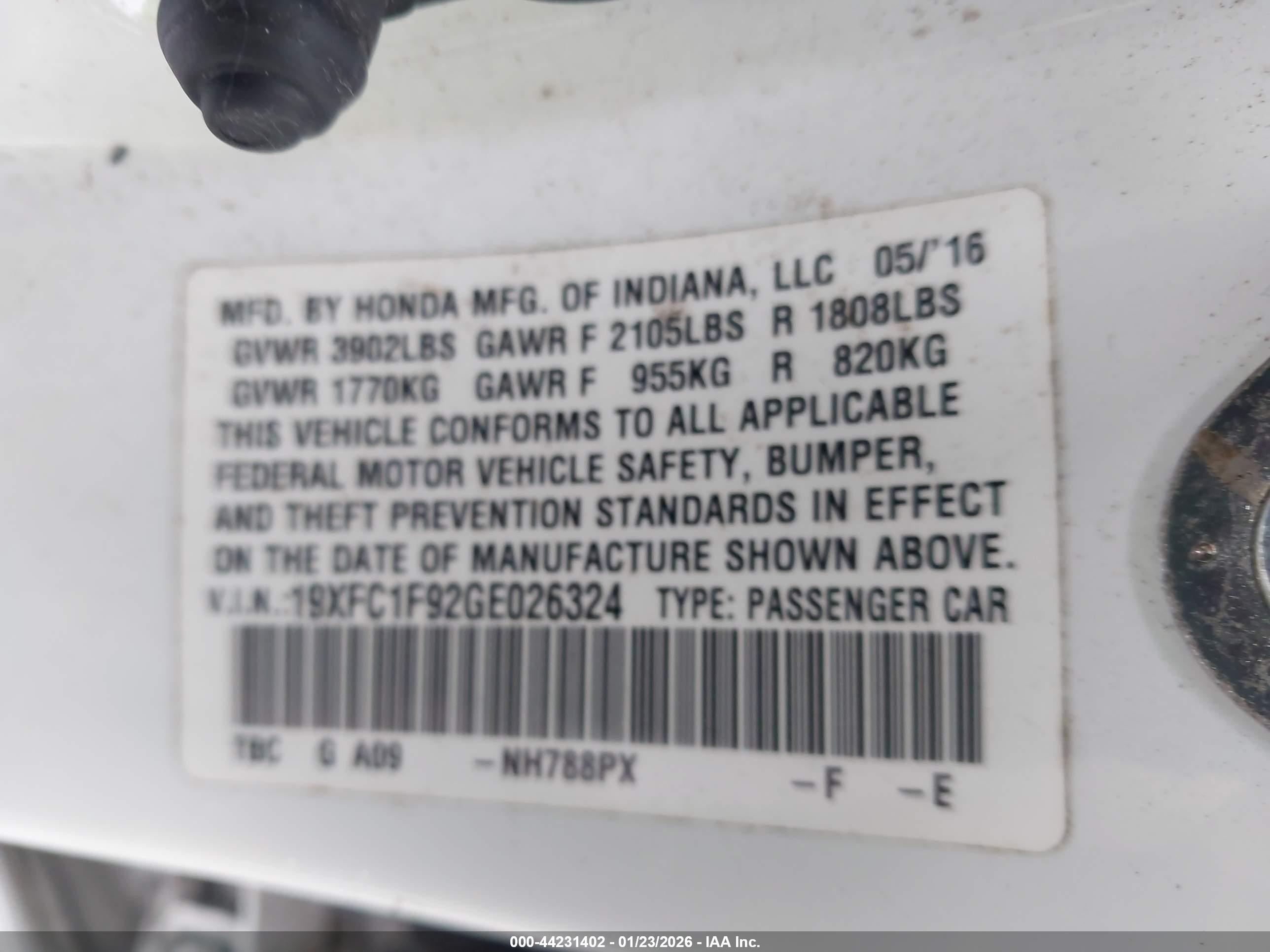 HONDA CIVIC image 9