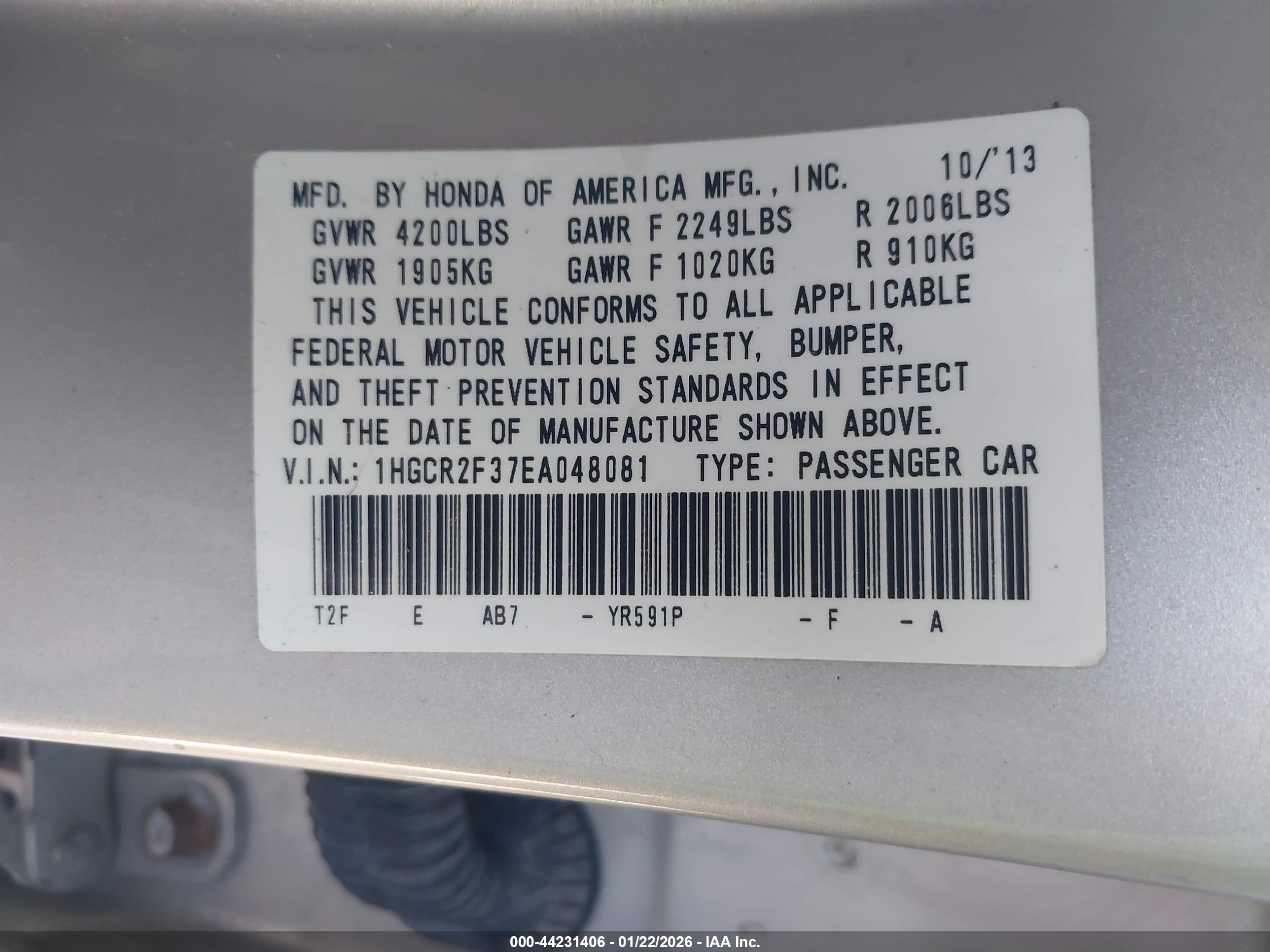 HONDA ACCORD image 9