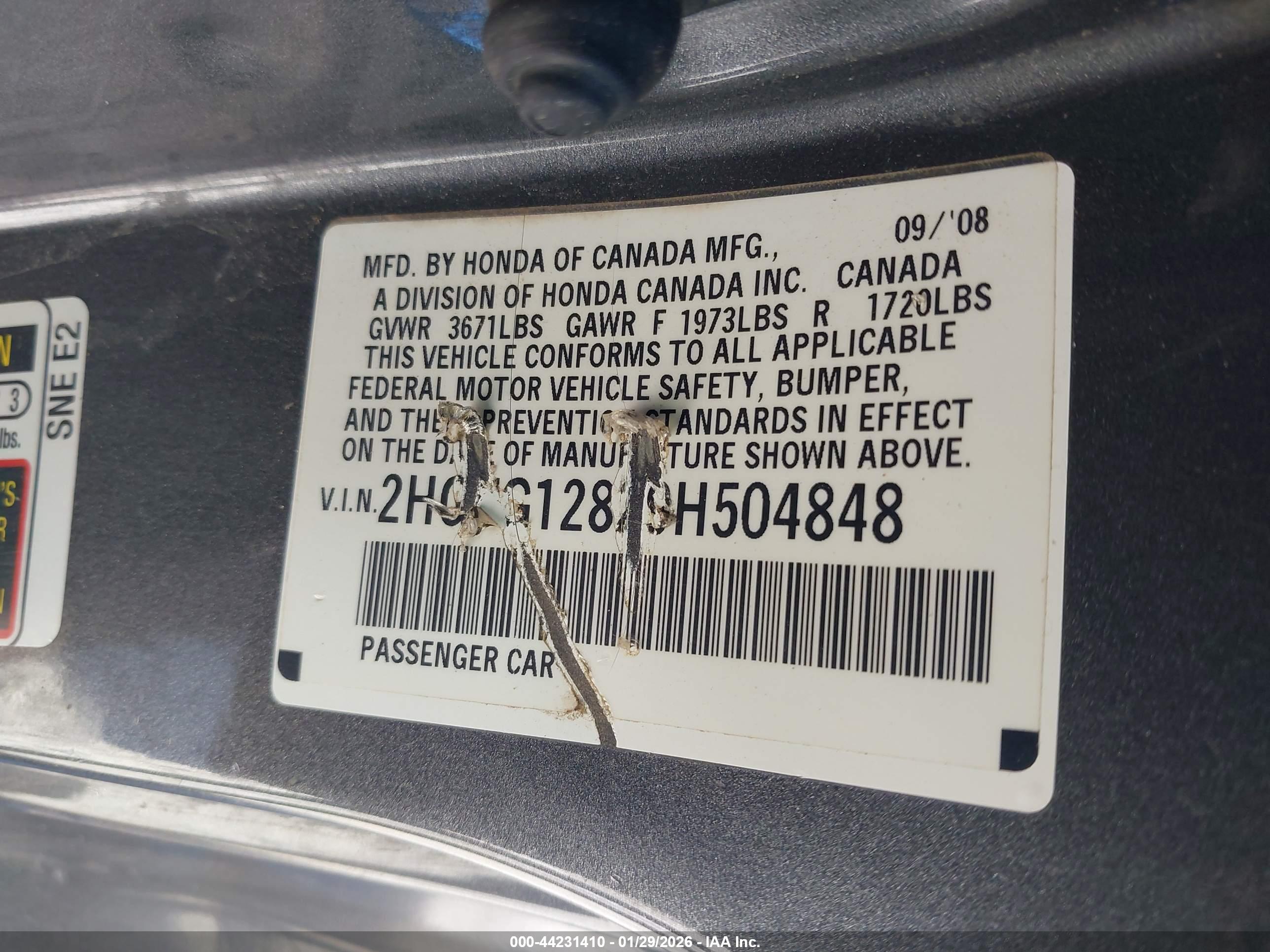 HONDA CIVIC image 9