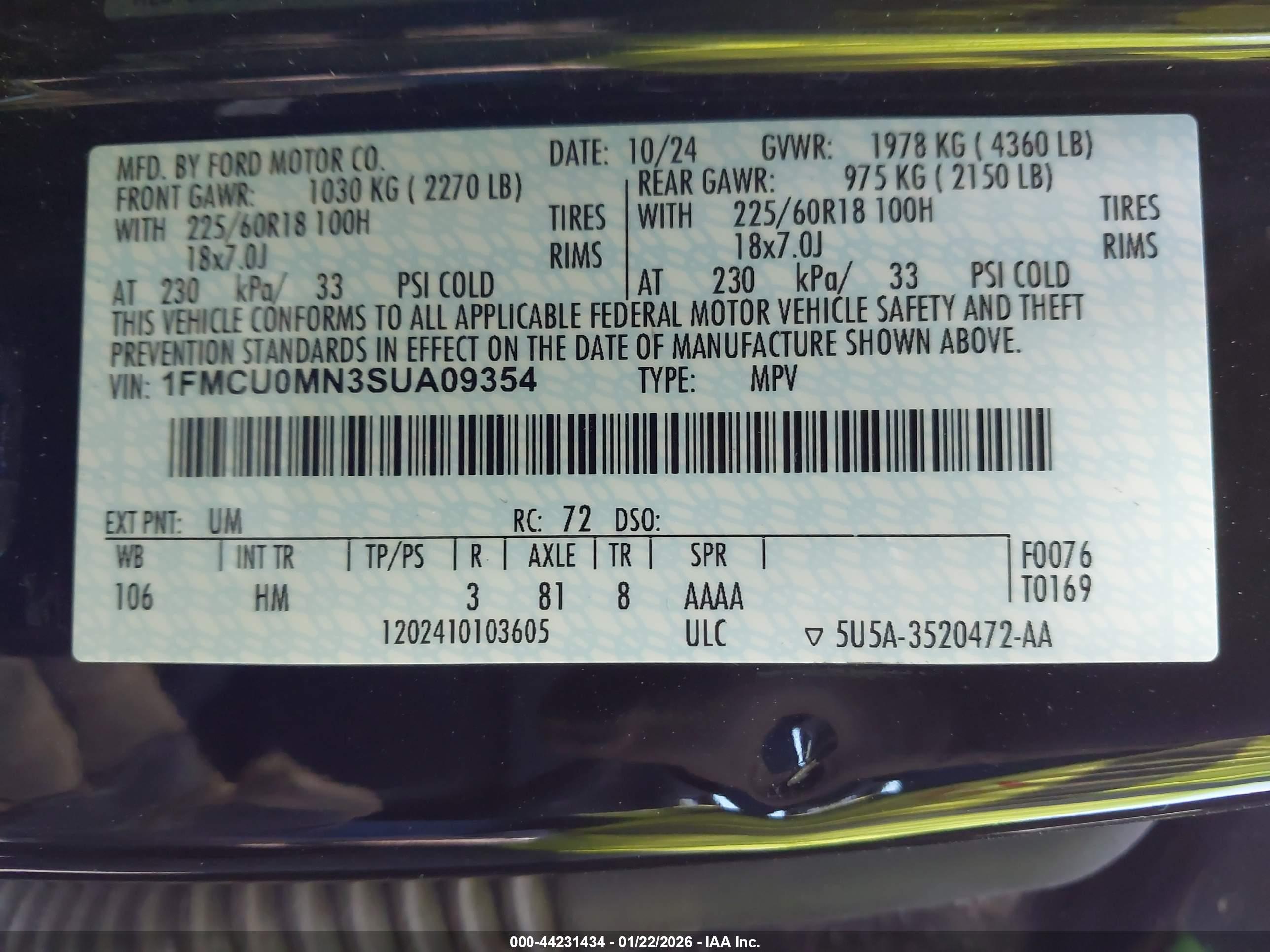 FORD ESCAPE image 9
