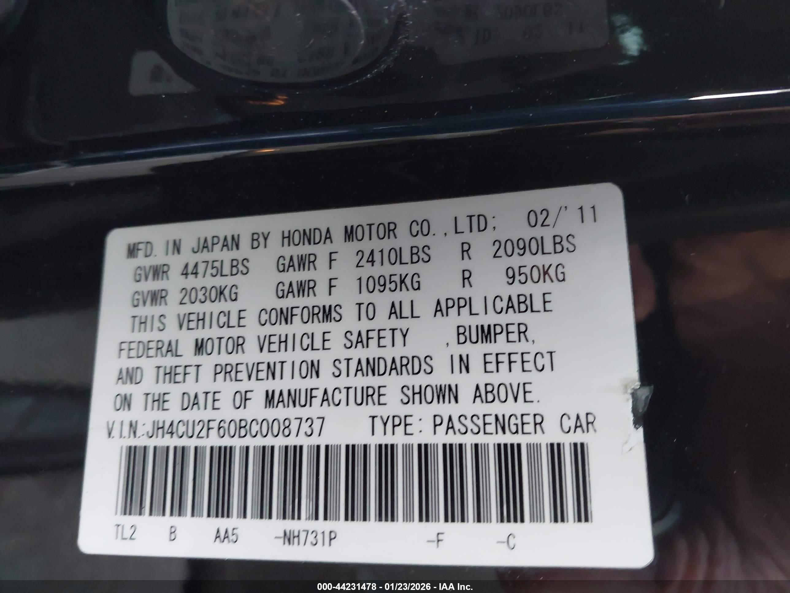 ACURA TSX image 9