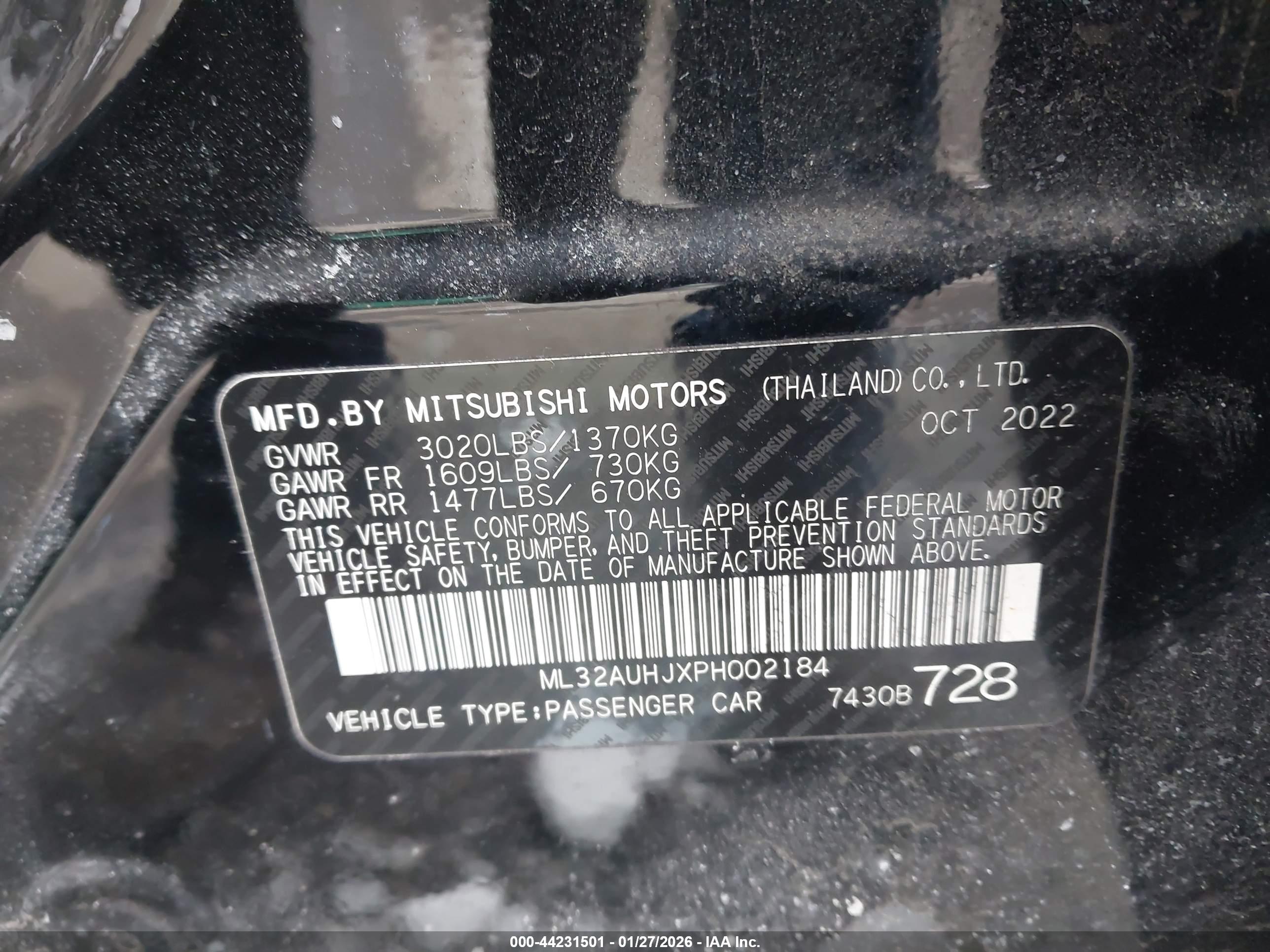 MITSUBISHI MIRAGE image 9