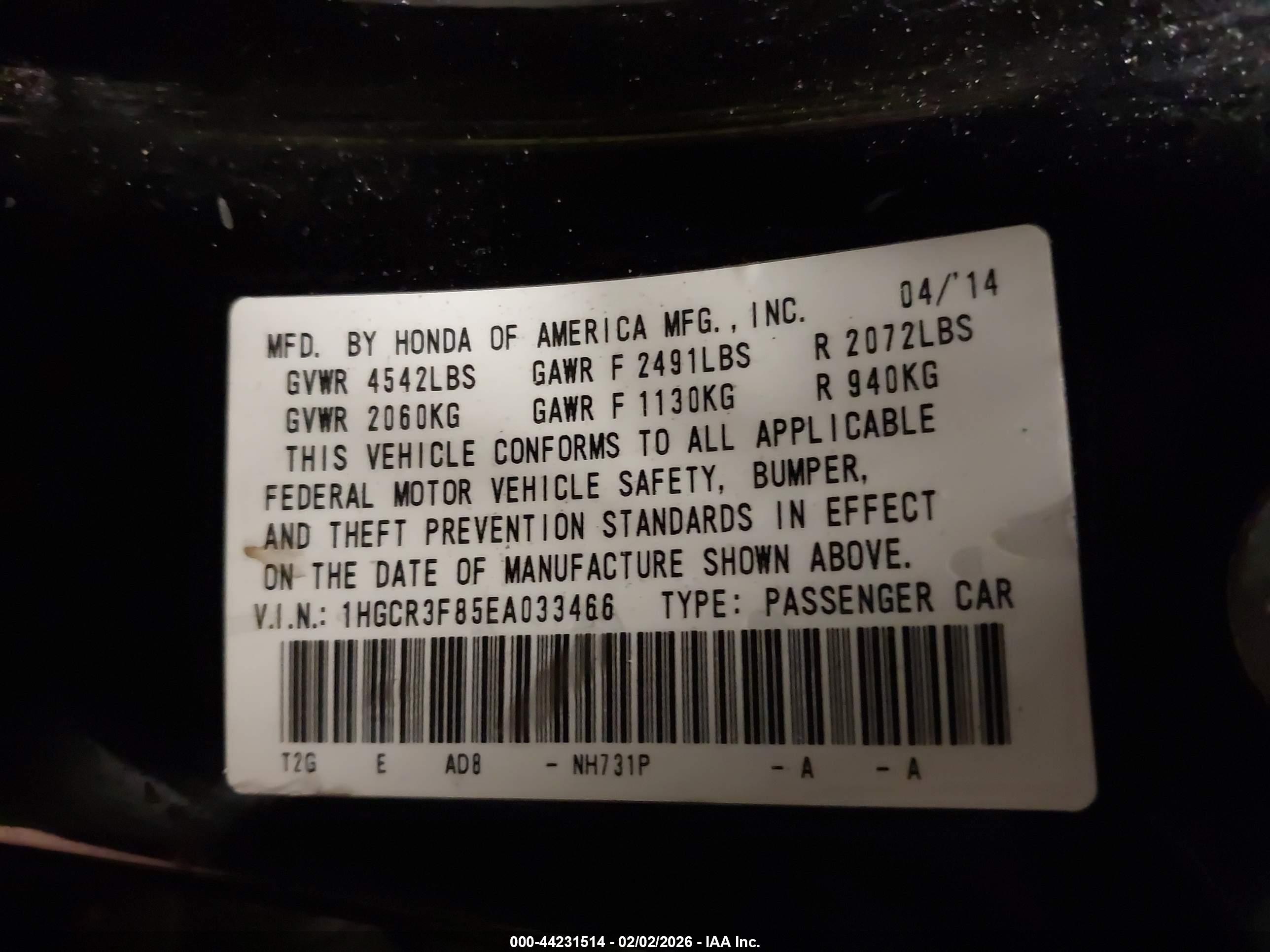 HONDA ACCORD image 9
