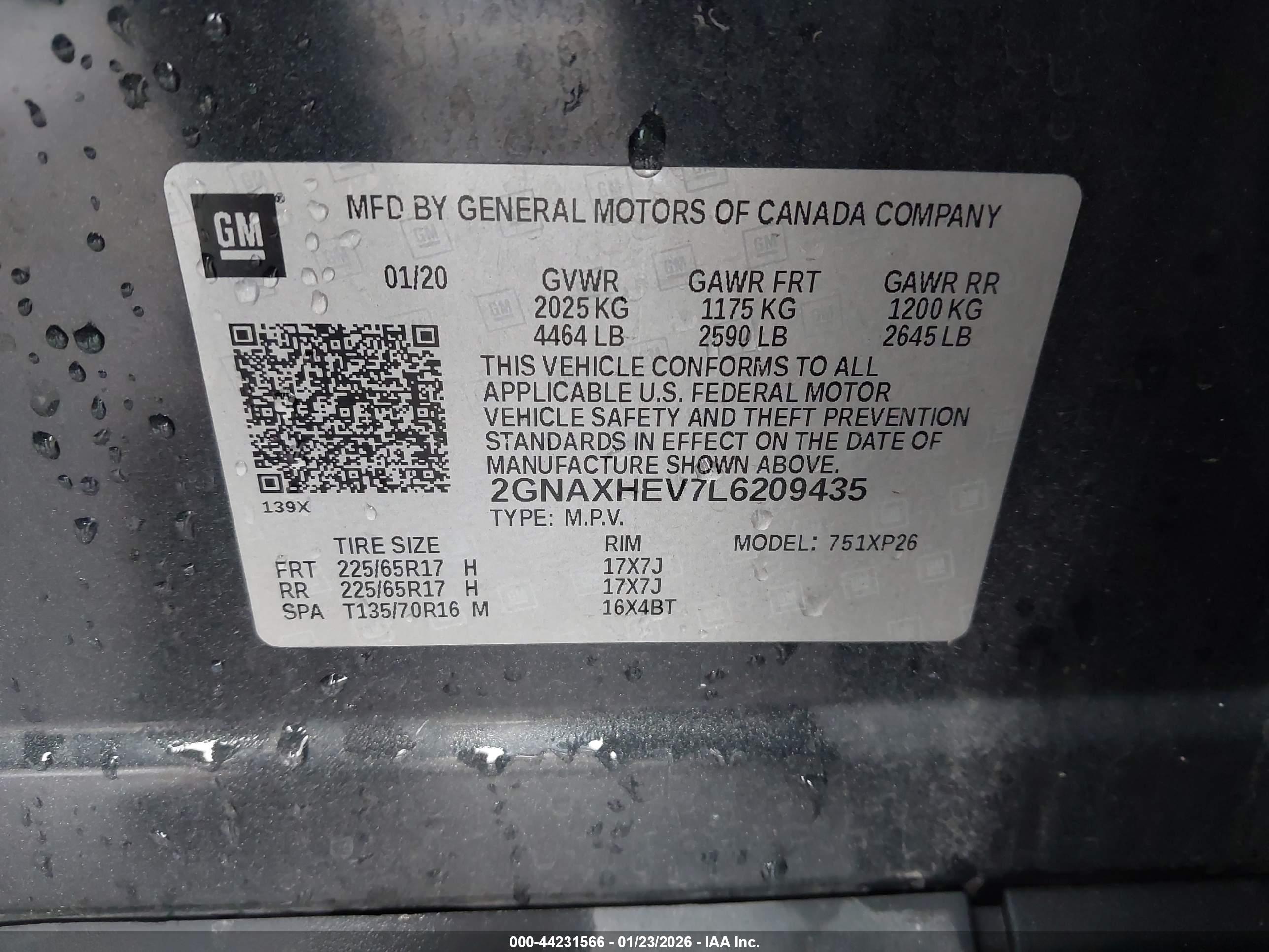CHEVROLET EQUINOX image 9