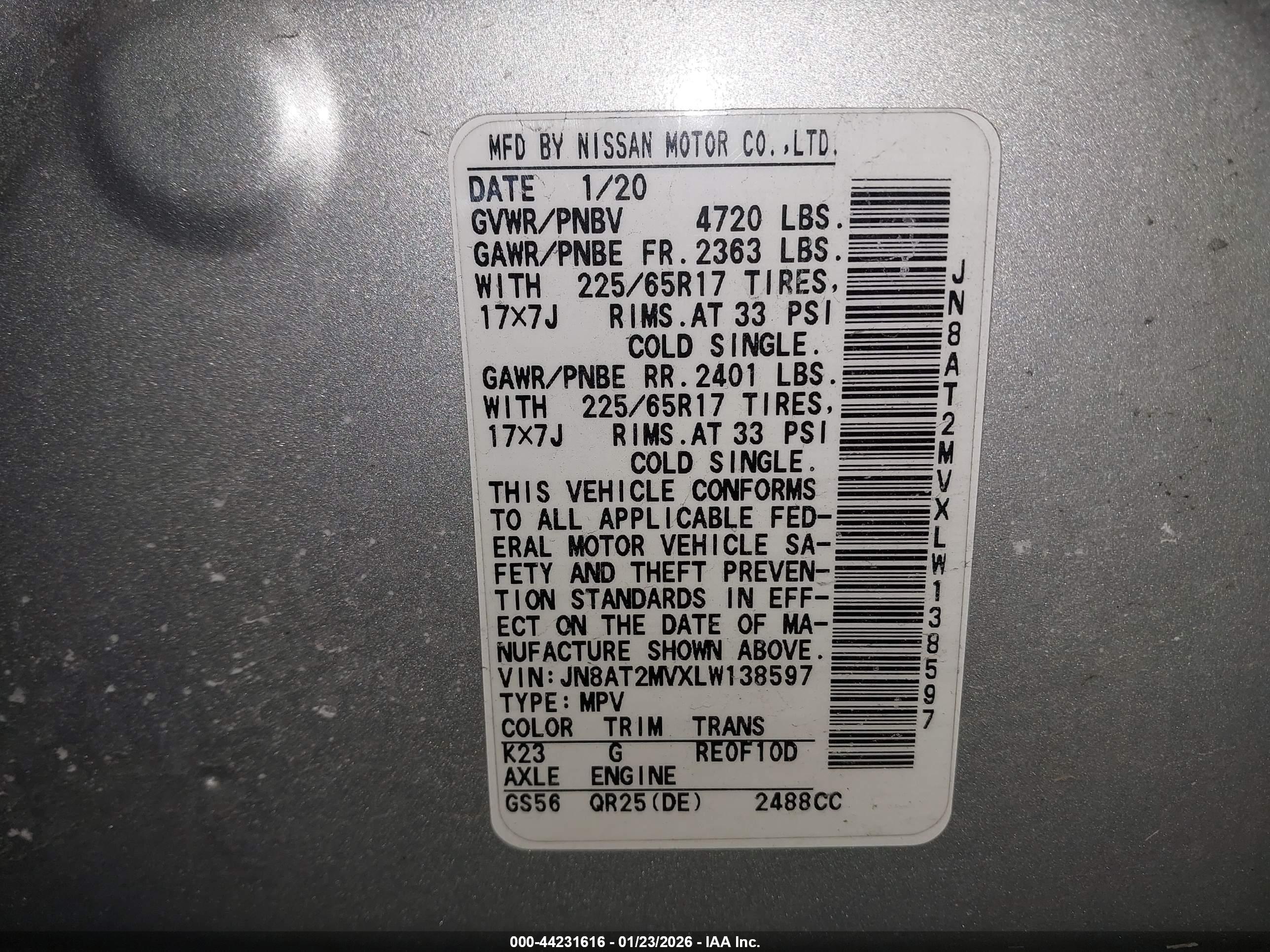 NISSAN ROGUE image 9
