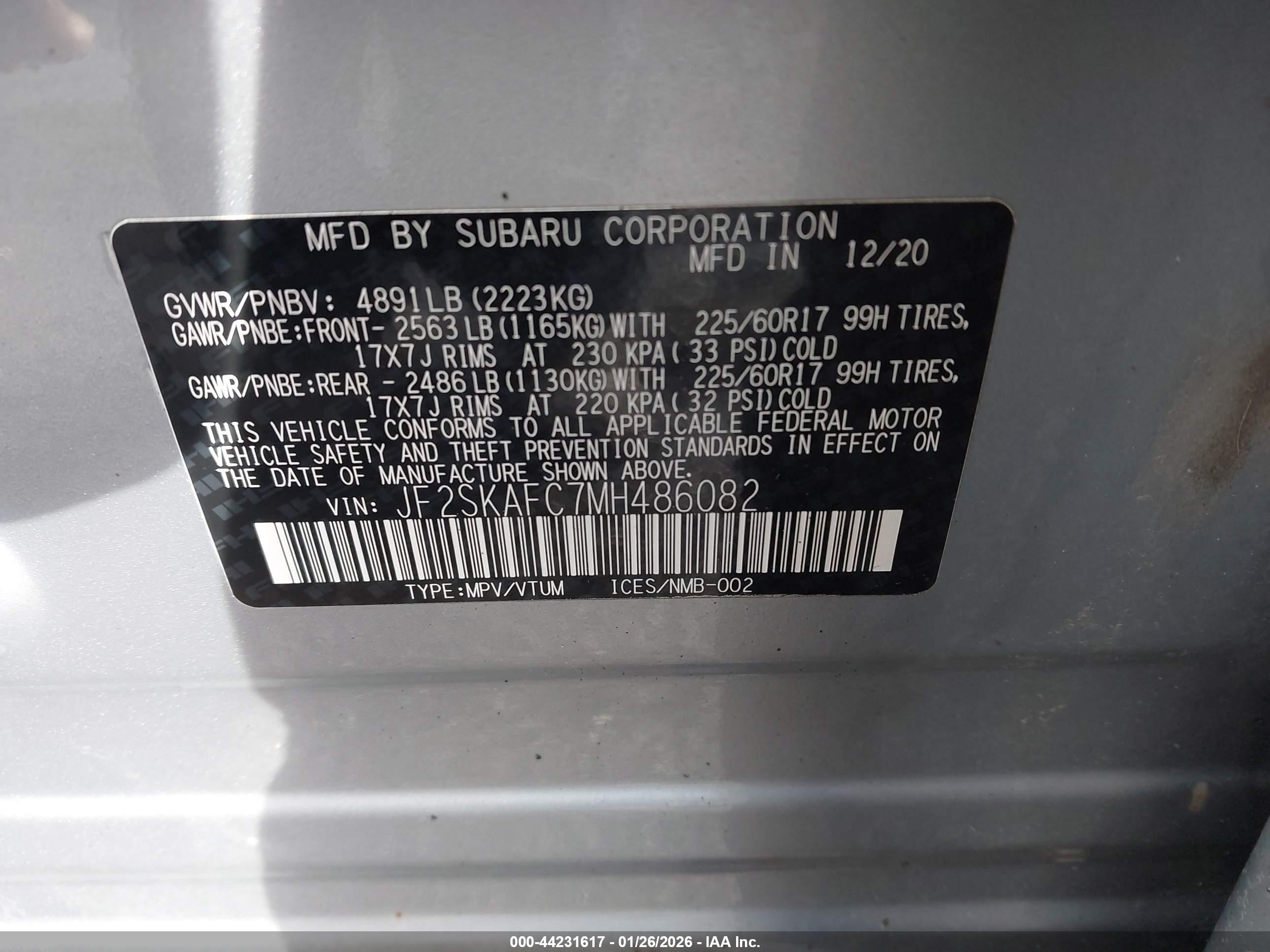 SUBARU FORESTER image 9