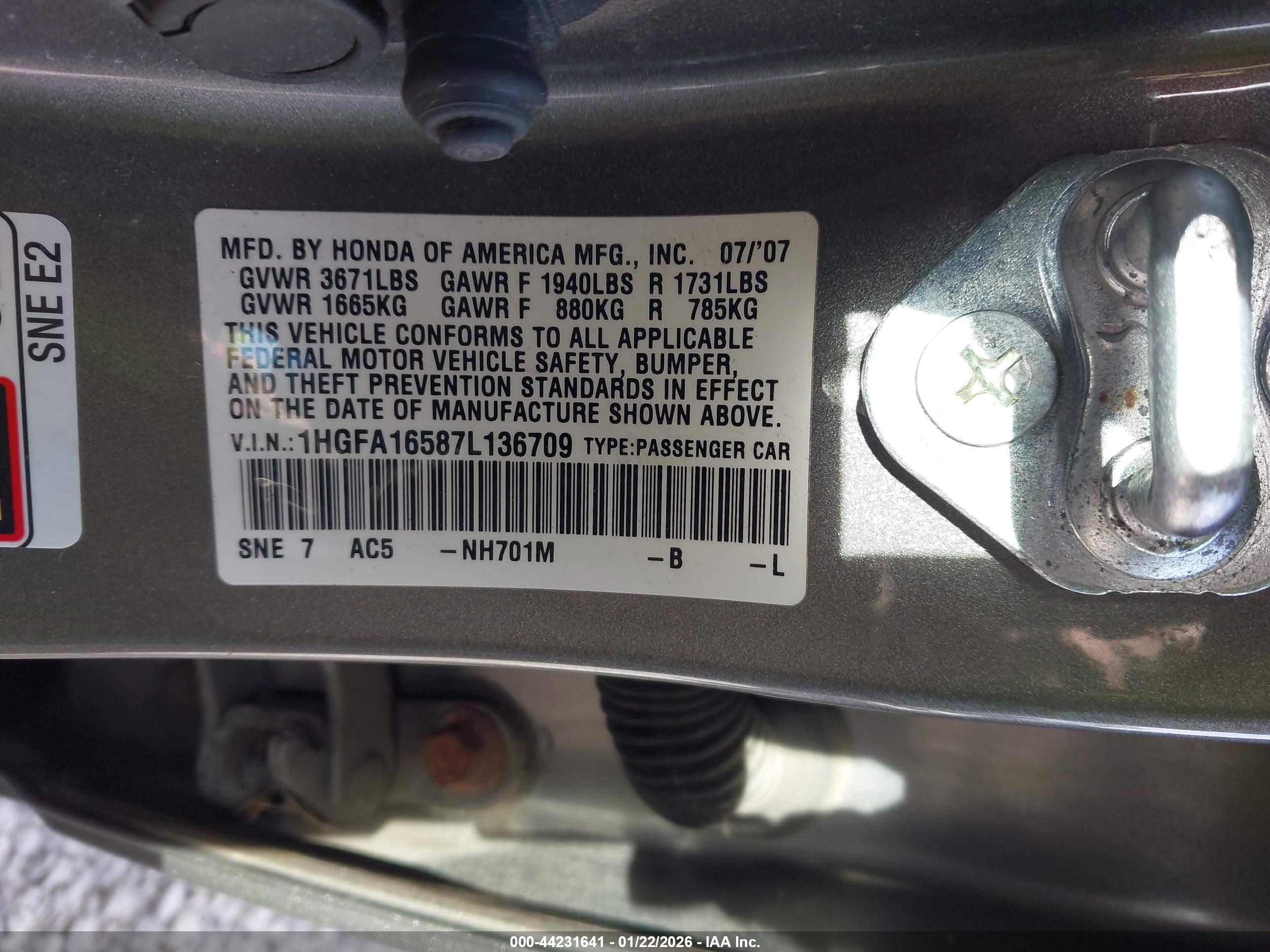 HONDA CIVIC image 9