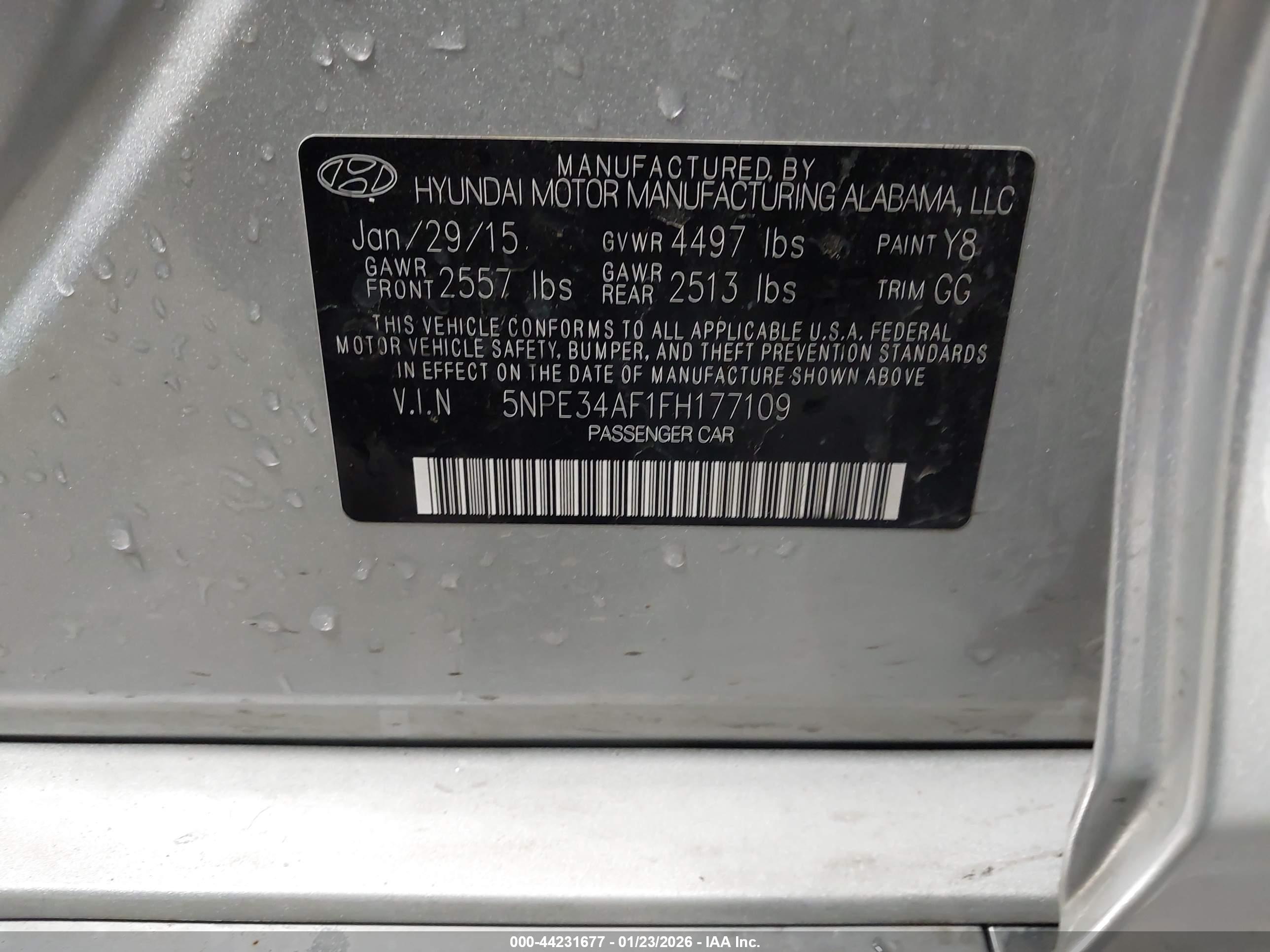 HYUNDAI SONATA image 9