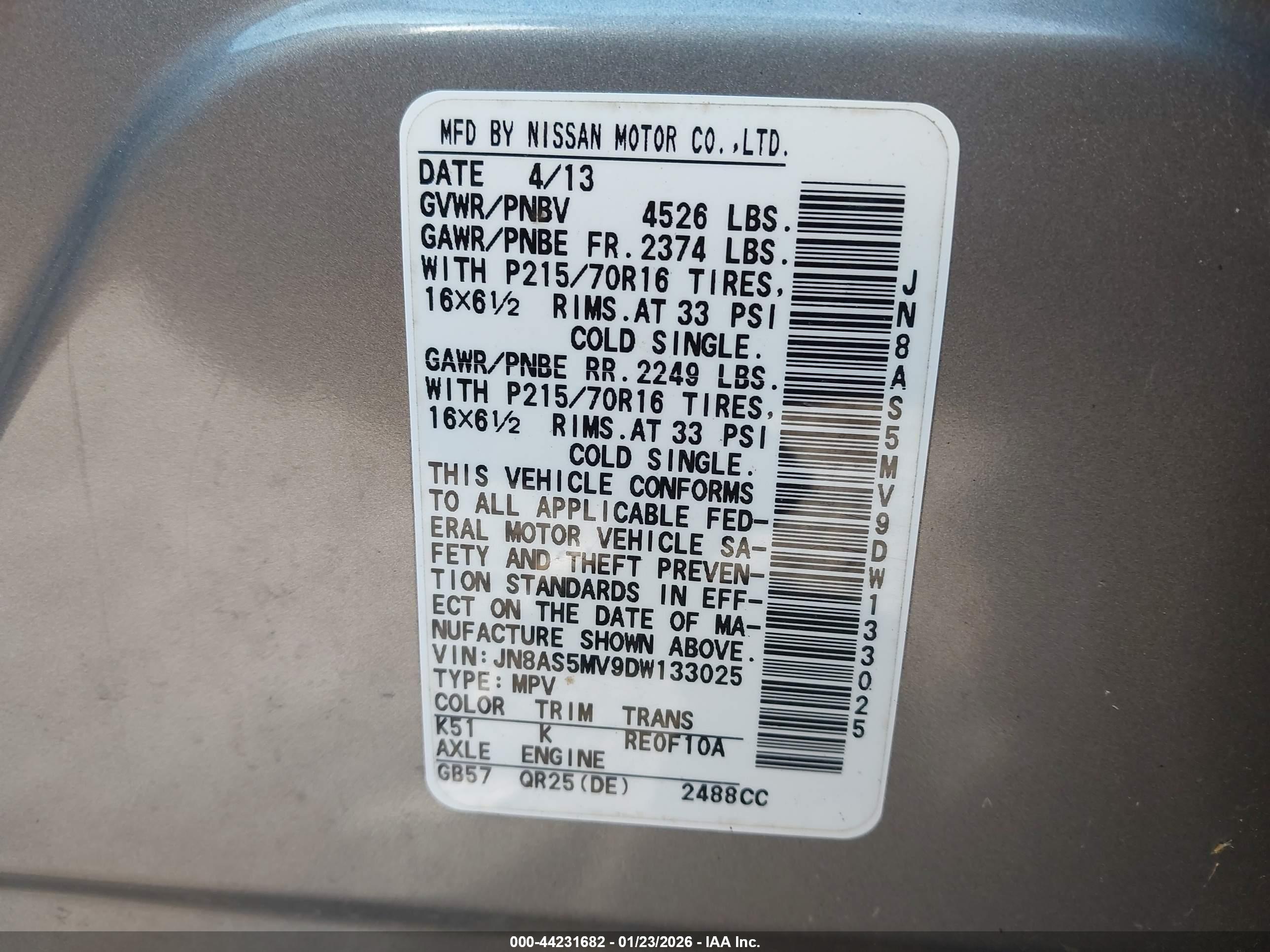 NISSAN ROGUE image 9