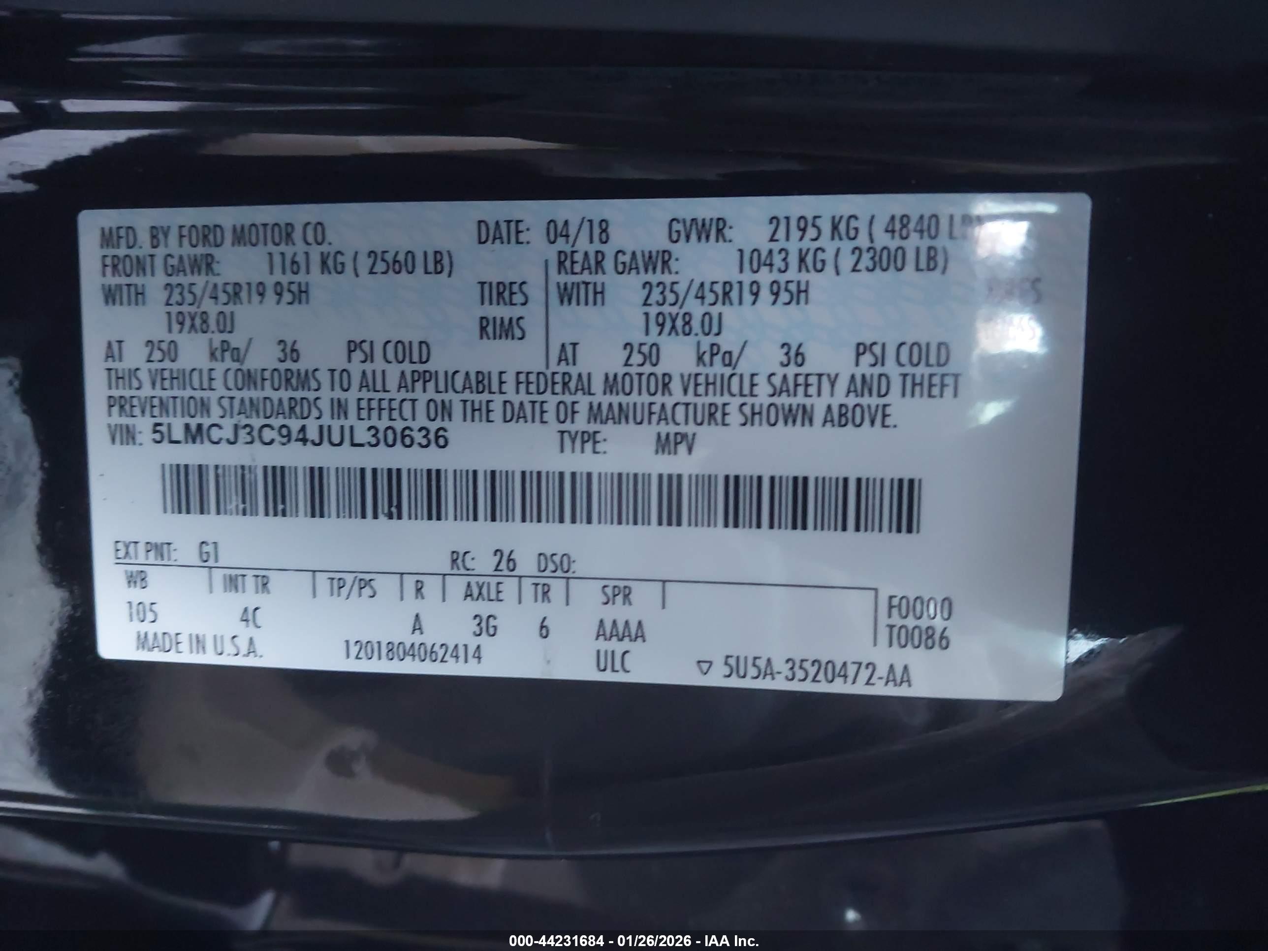 LINCOLN MKC image 9