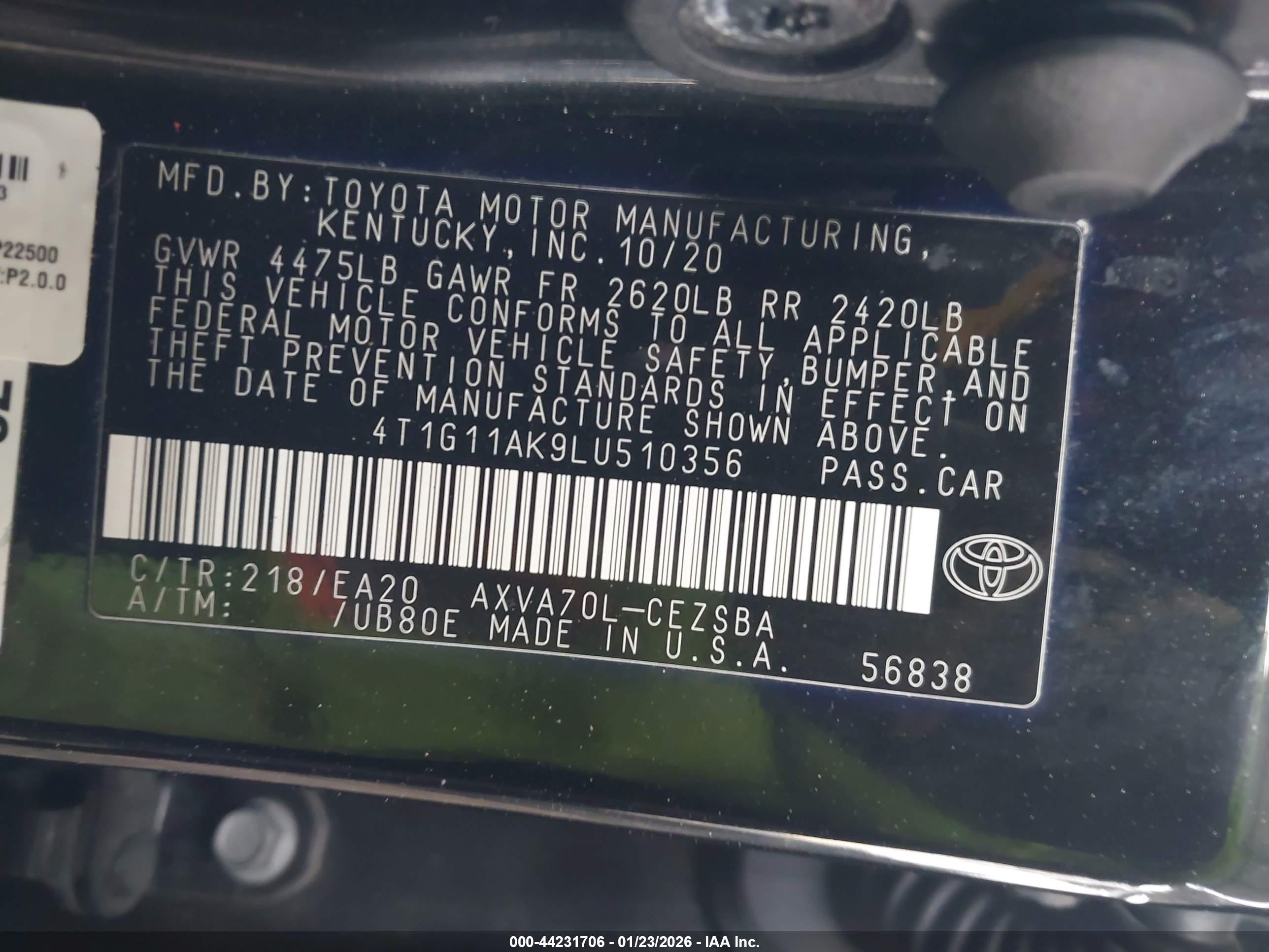 TOYOTA CAMRY image 9