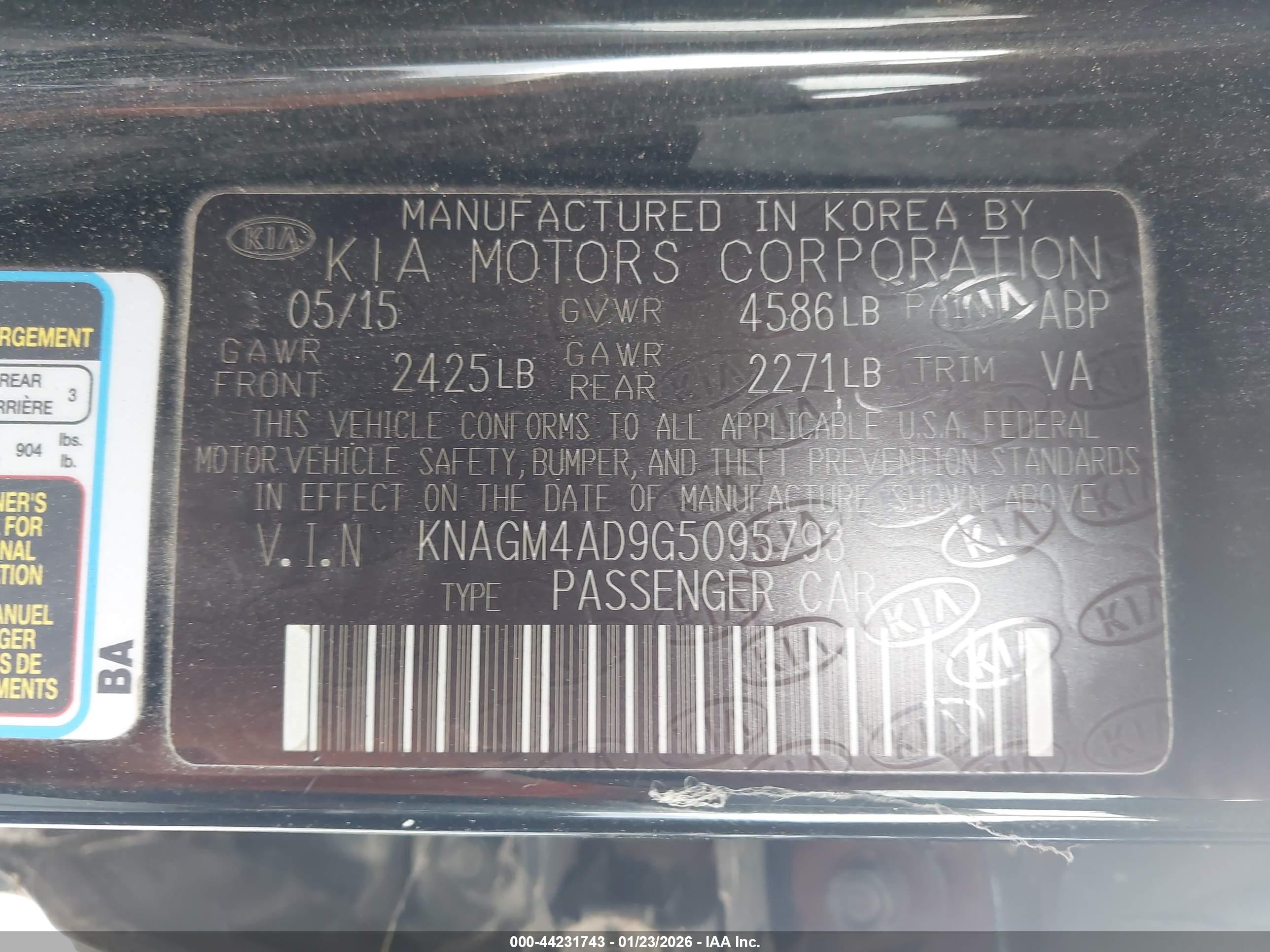 KIA OPTIMA image 9