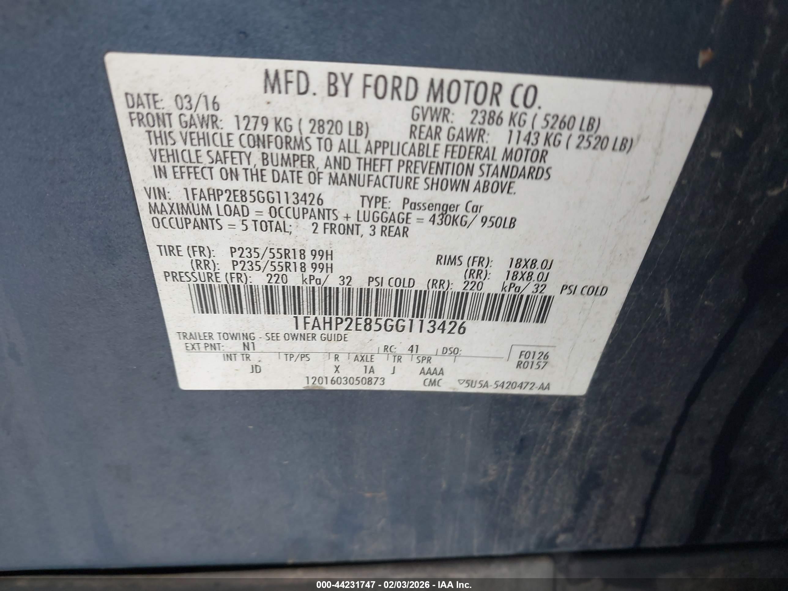 FORD TAURUS image 9