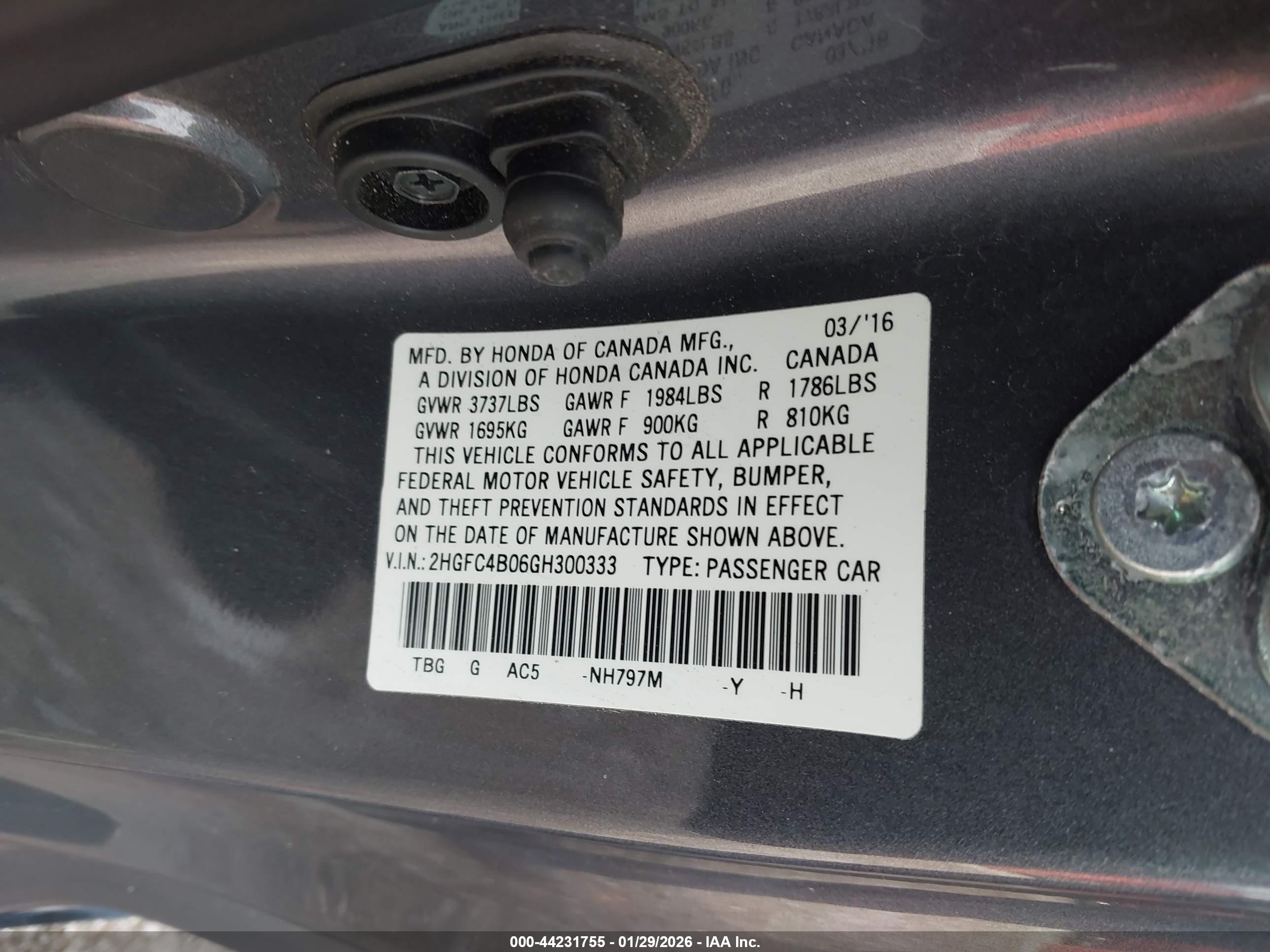HONDA CIVIC image 9