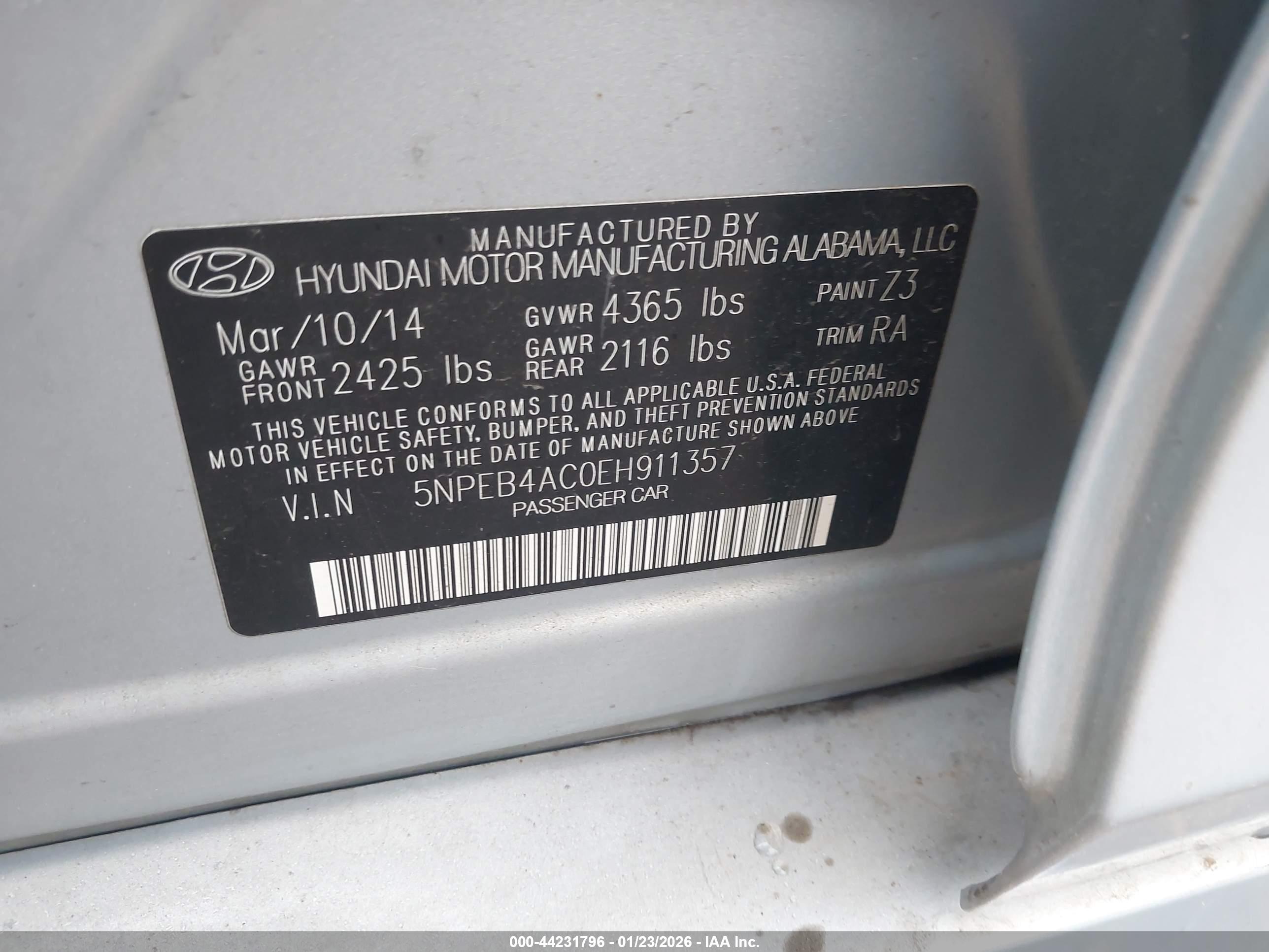 HYUNDAI SONATA image 9