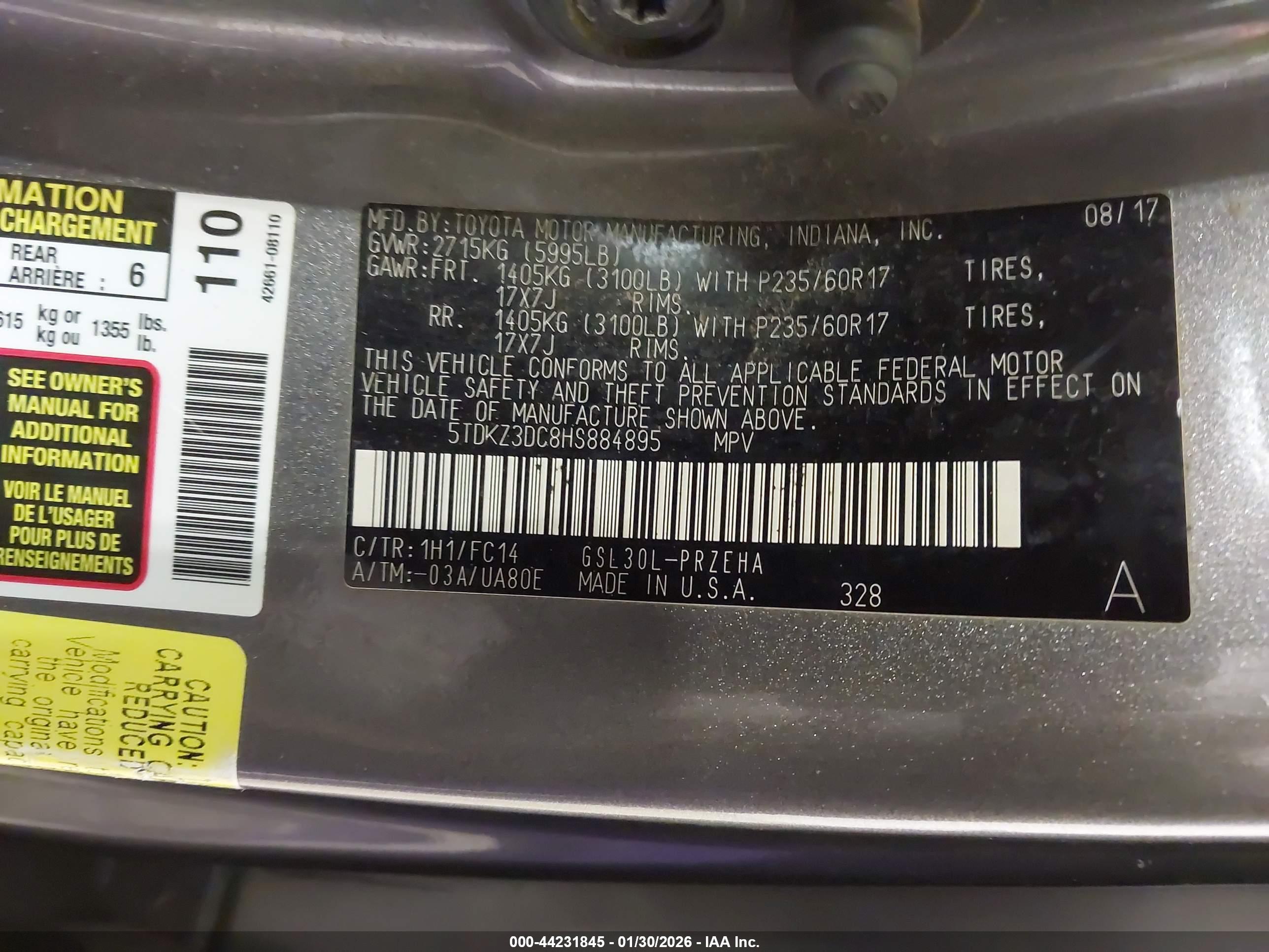 TOYOTA SIENNA image 9