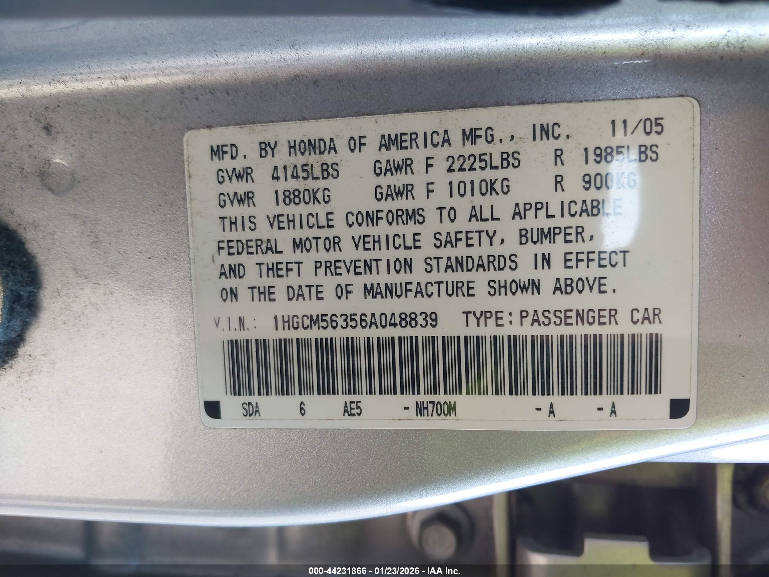 HONDA ACCORD image 9