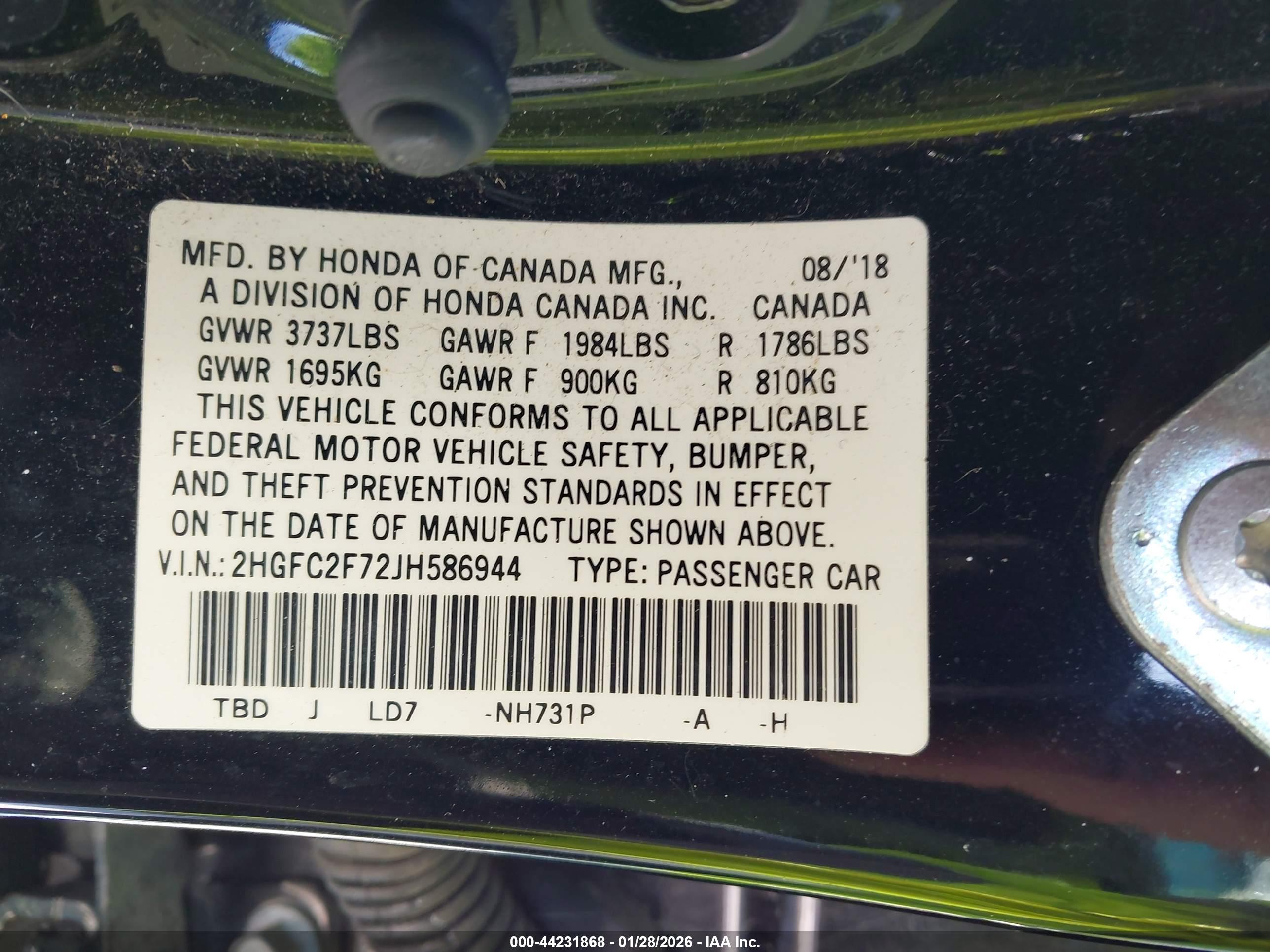 HONDA CIVIC image 9