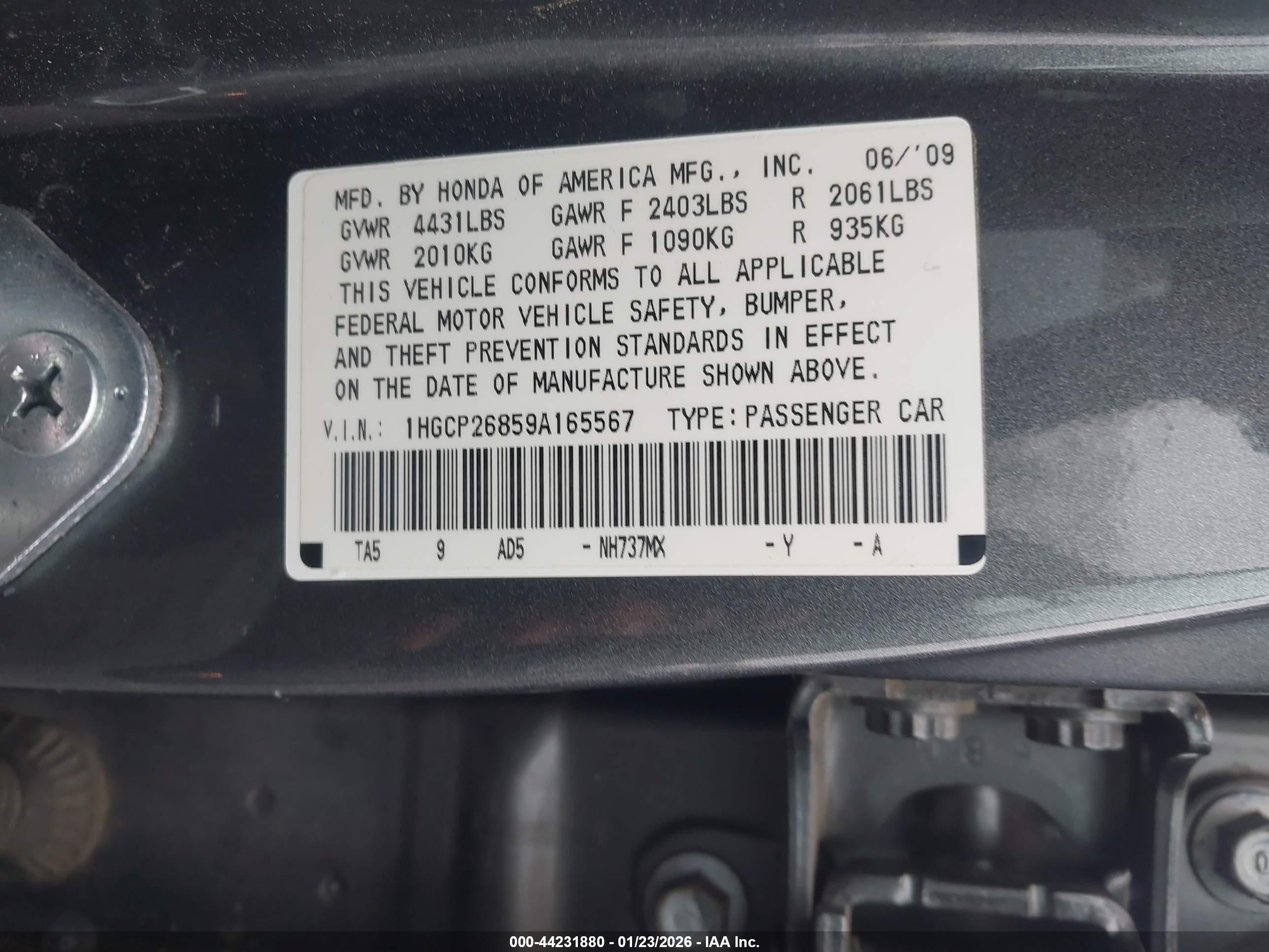 HONDA ACCORD image 9