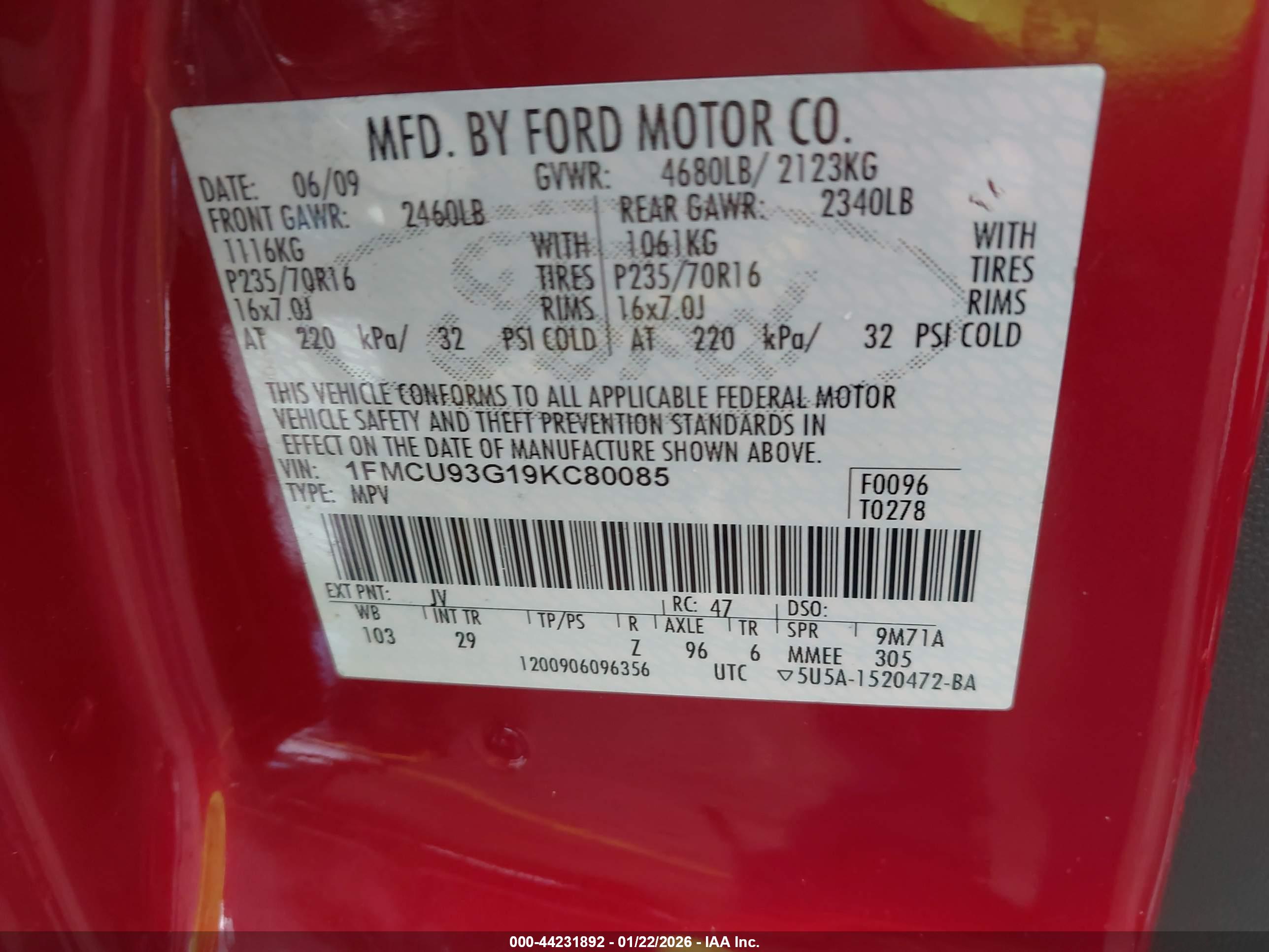 FORD ESCAPE image 9