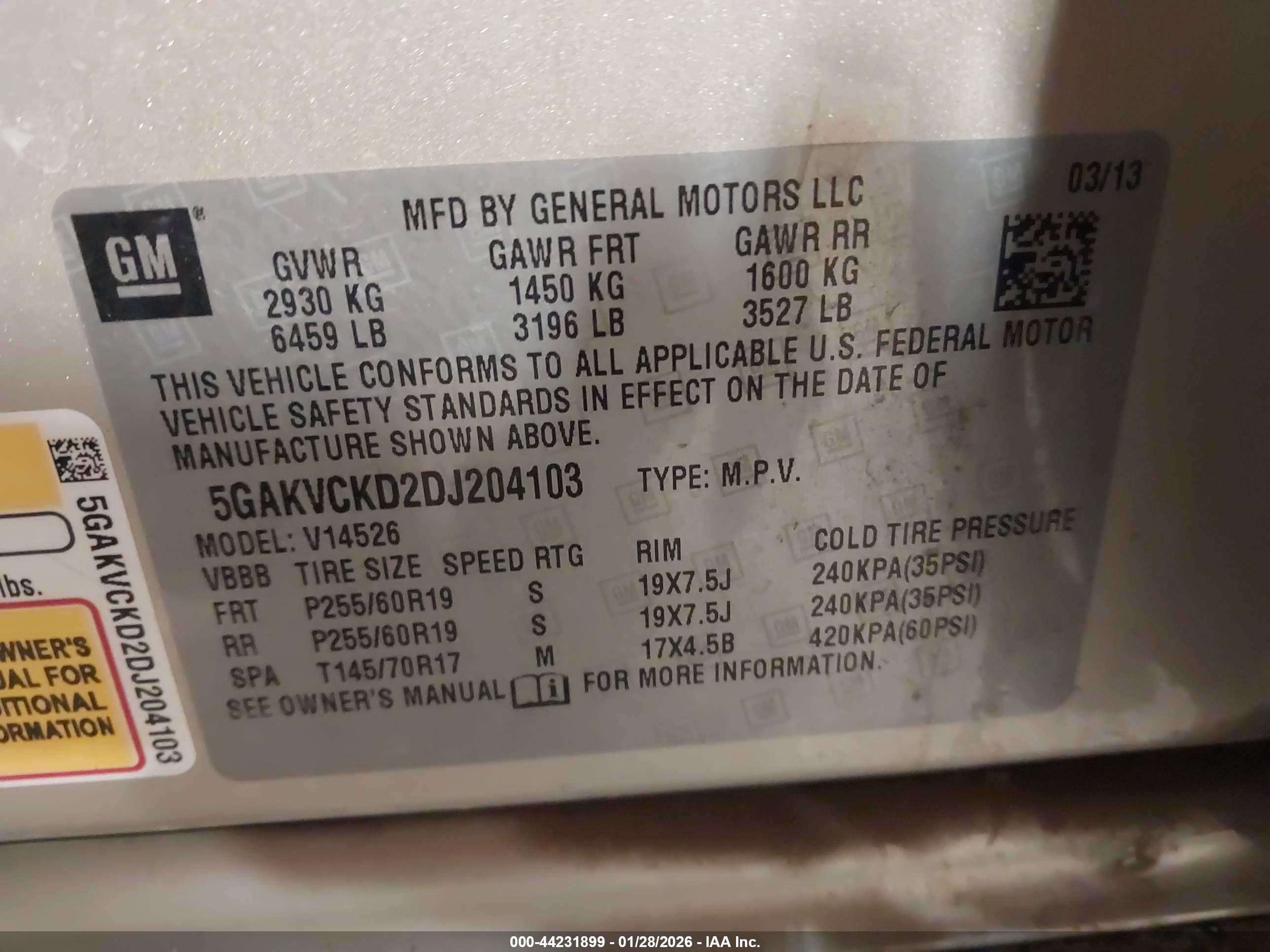 BUICK ENCLAVE image 9