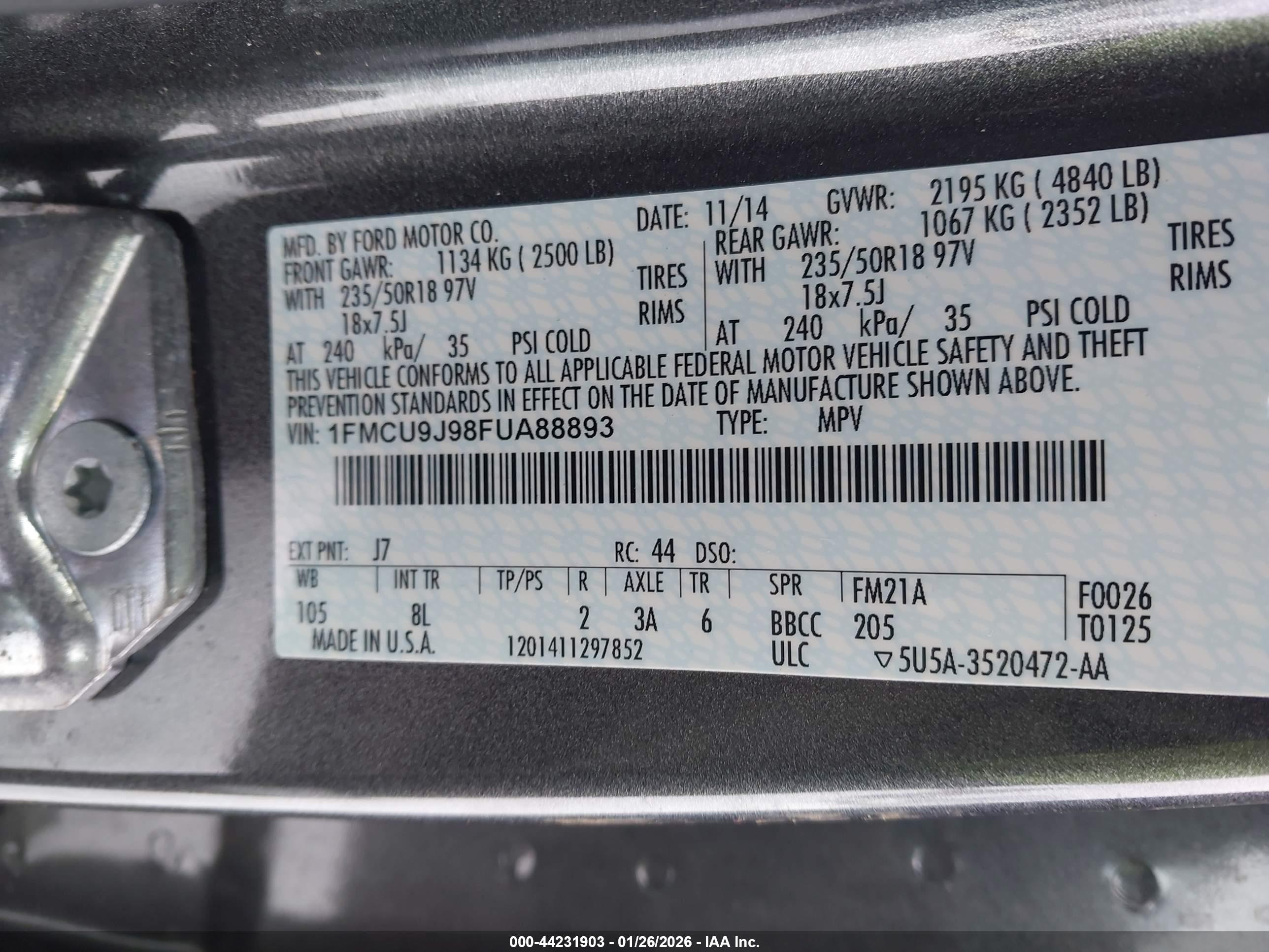 FORD ESCAPE image 9