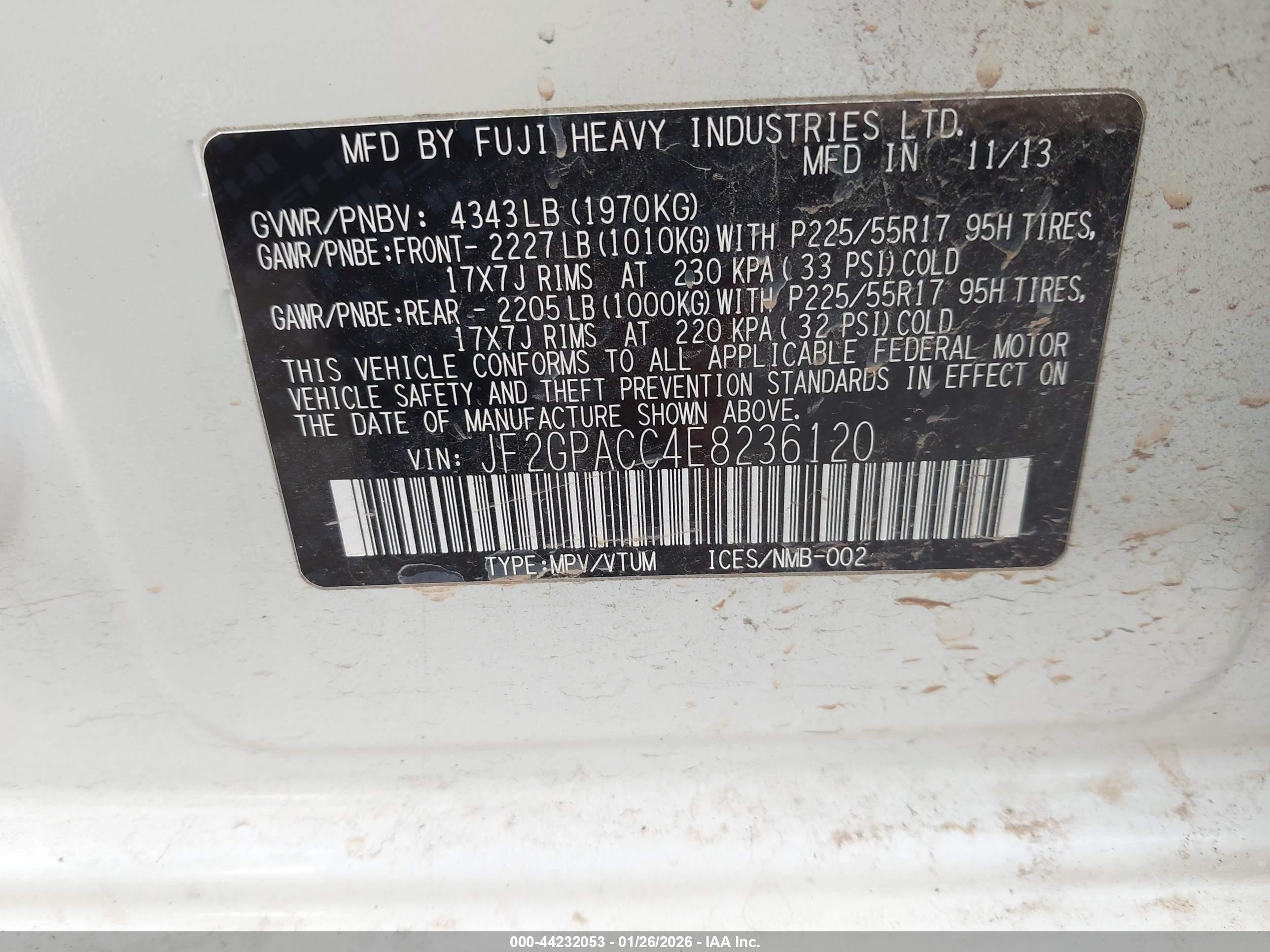 SUBARU XV image 9